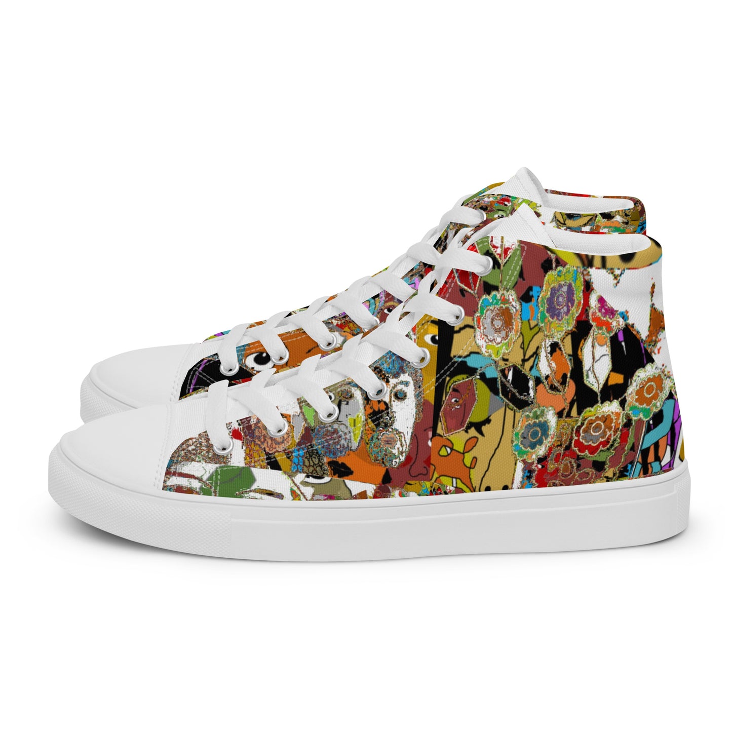 Women’s high top canvas shoes