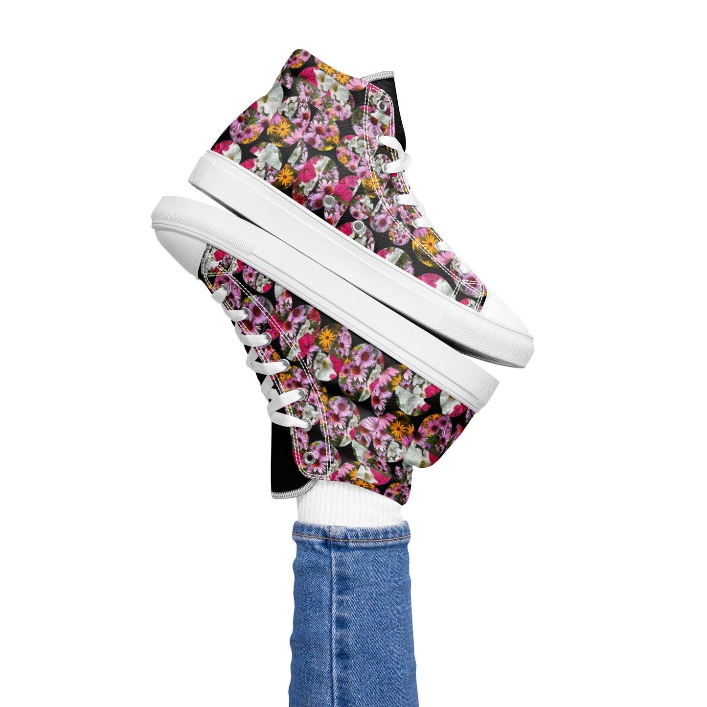 Women’s high top canvas shoes