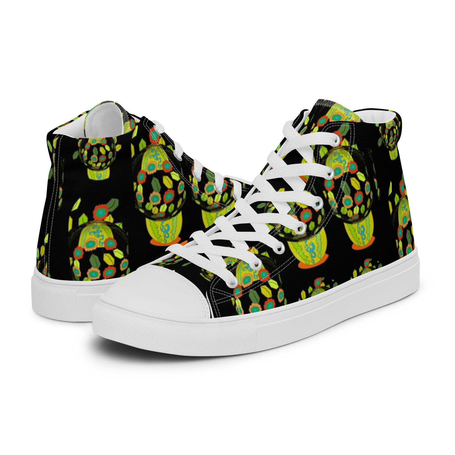 Women’s high top canvas shoes