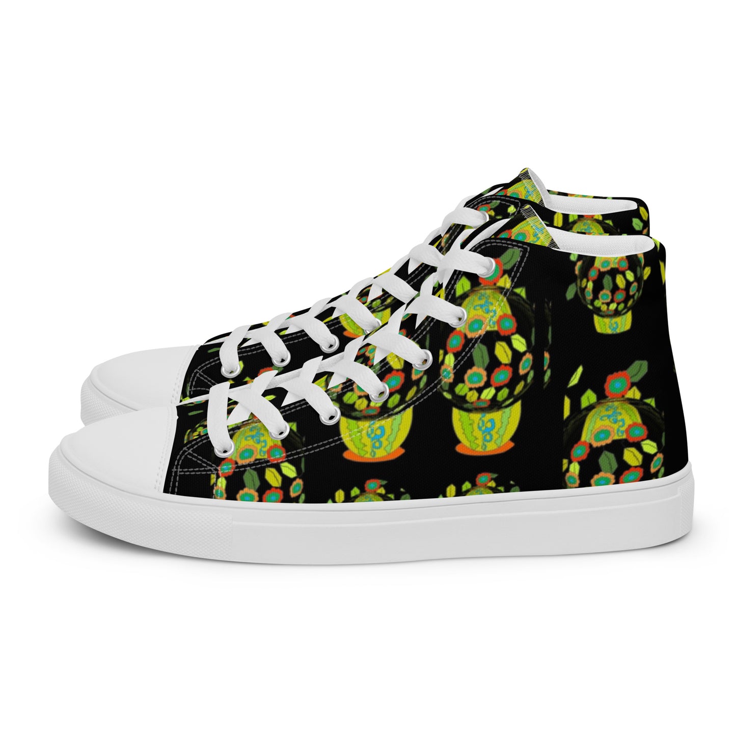 Women’s high top canvas shoes
