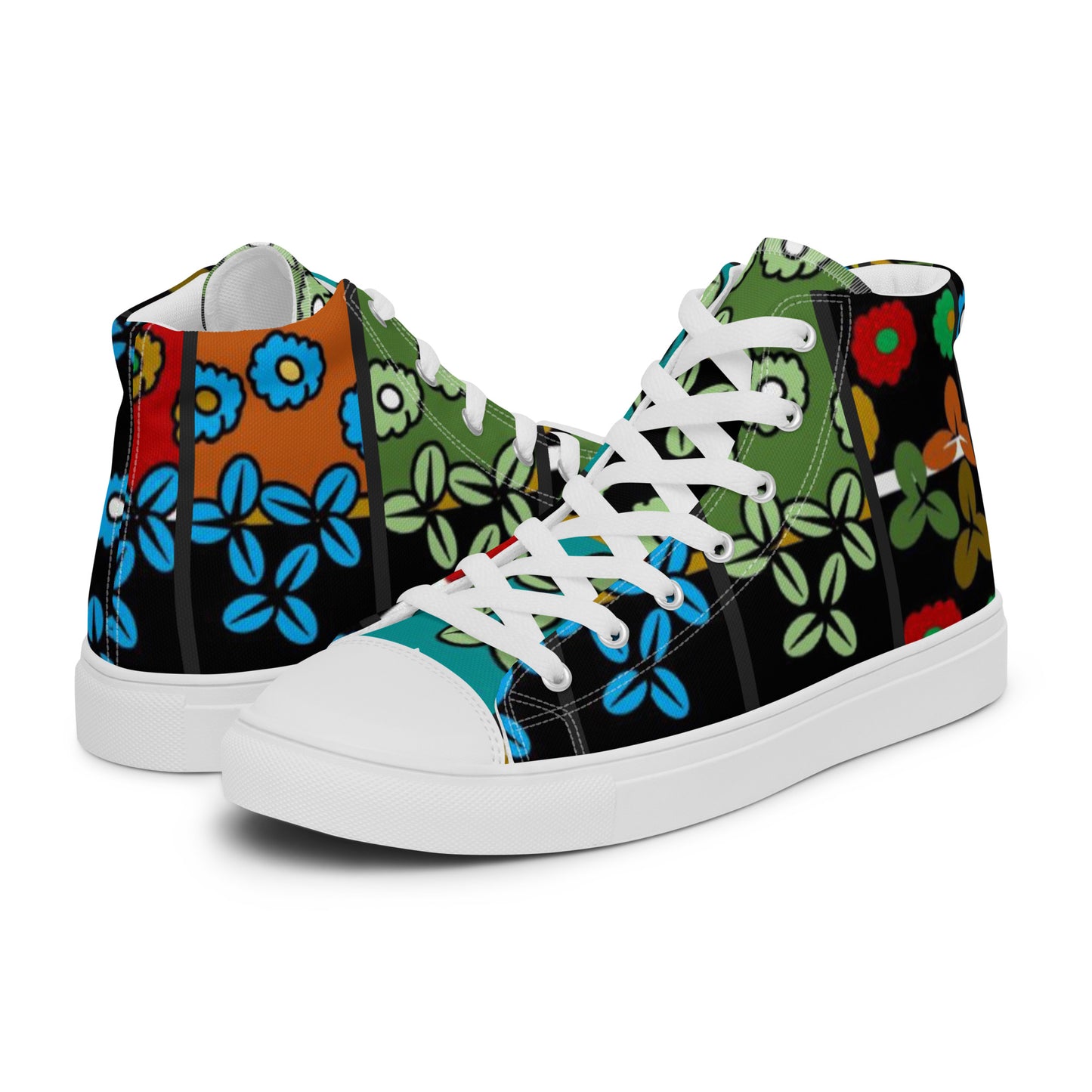 Women’s high top canvas shoes