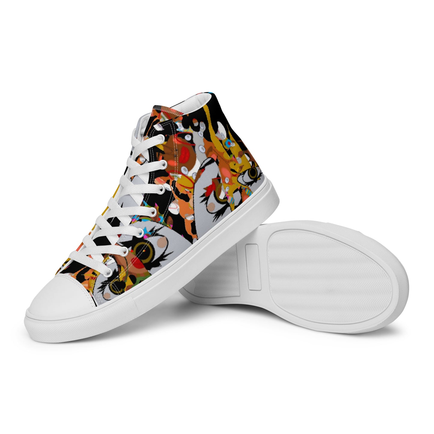 Women’s high top canvas shoes