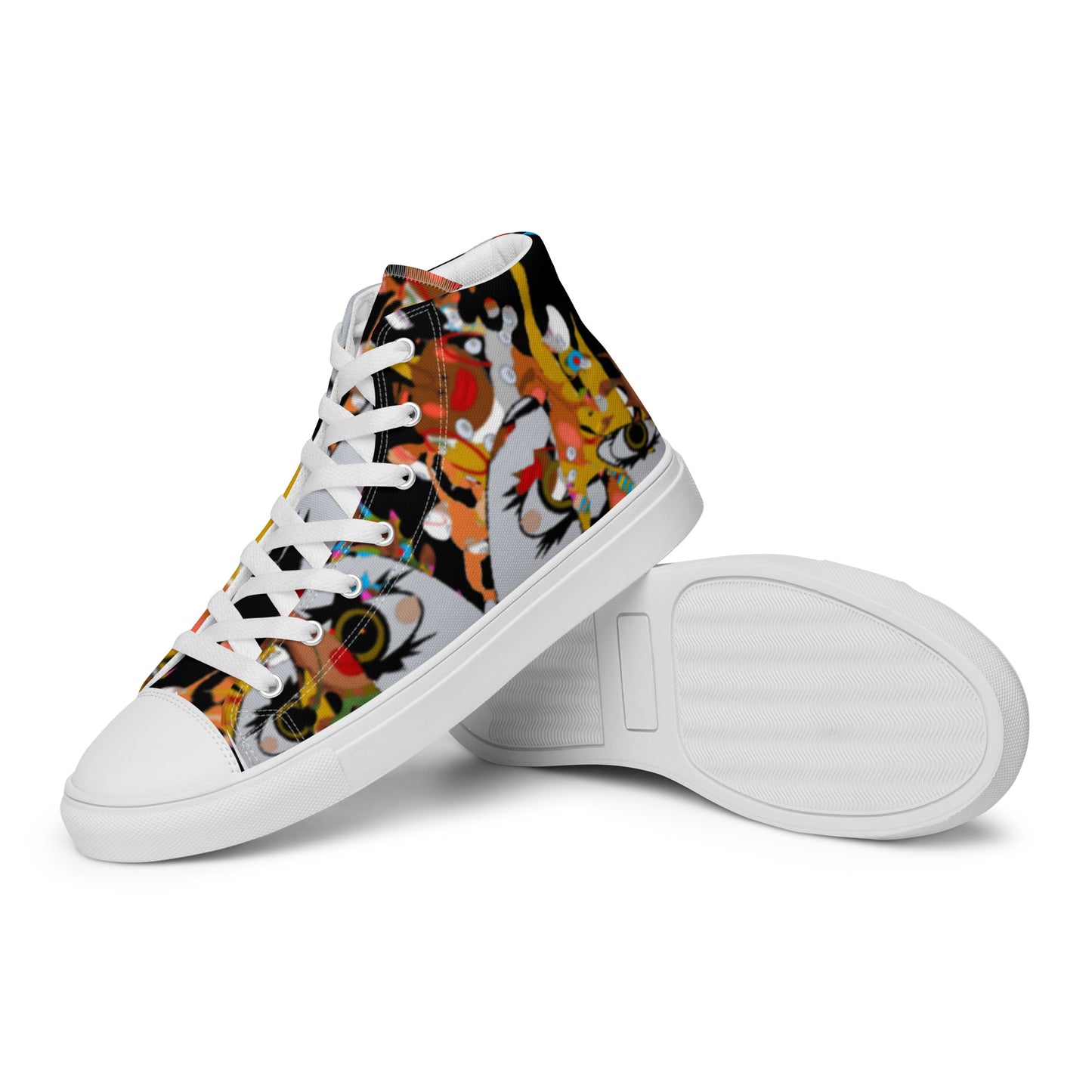 Women’s high top canvas shoes