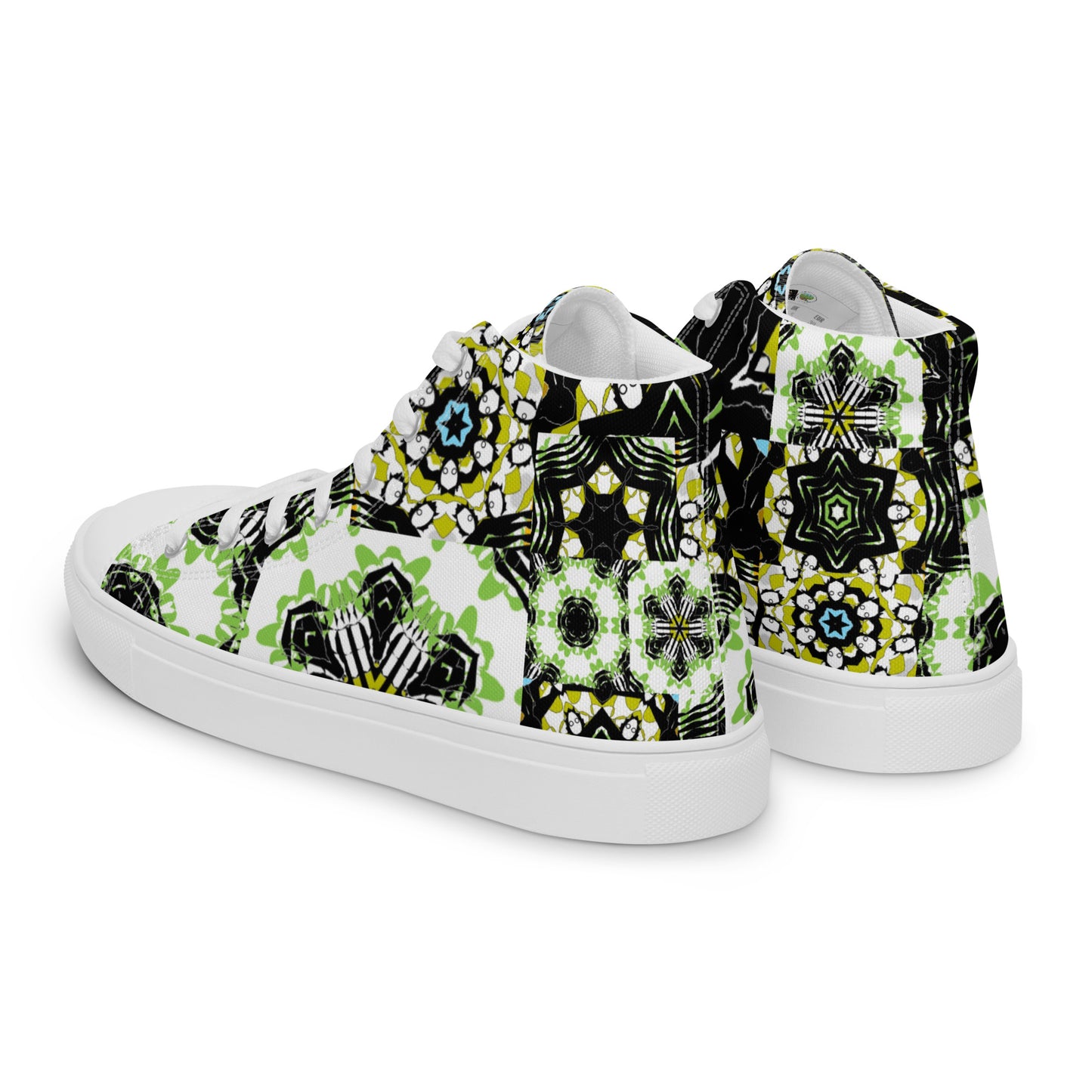 Women’s high top canvas shoes