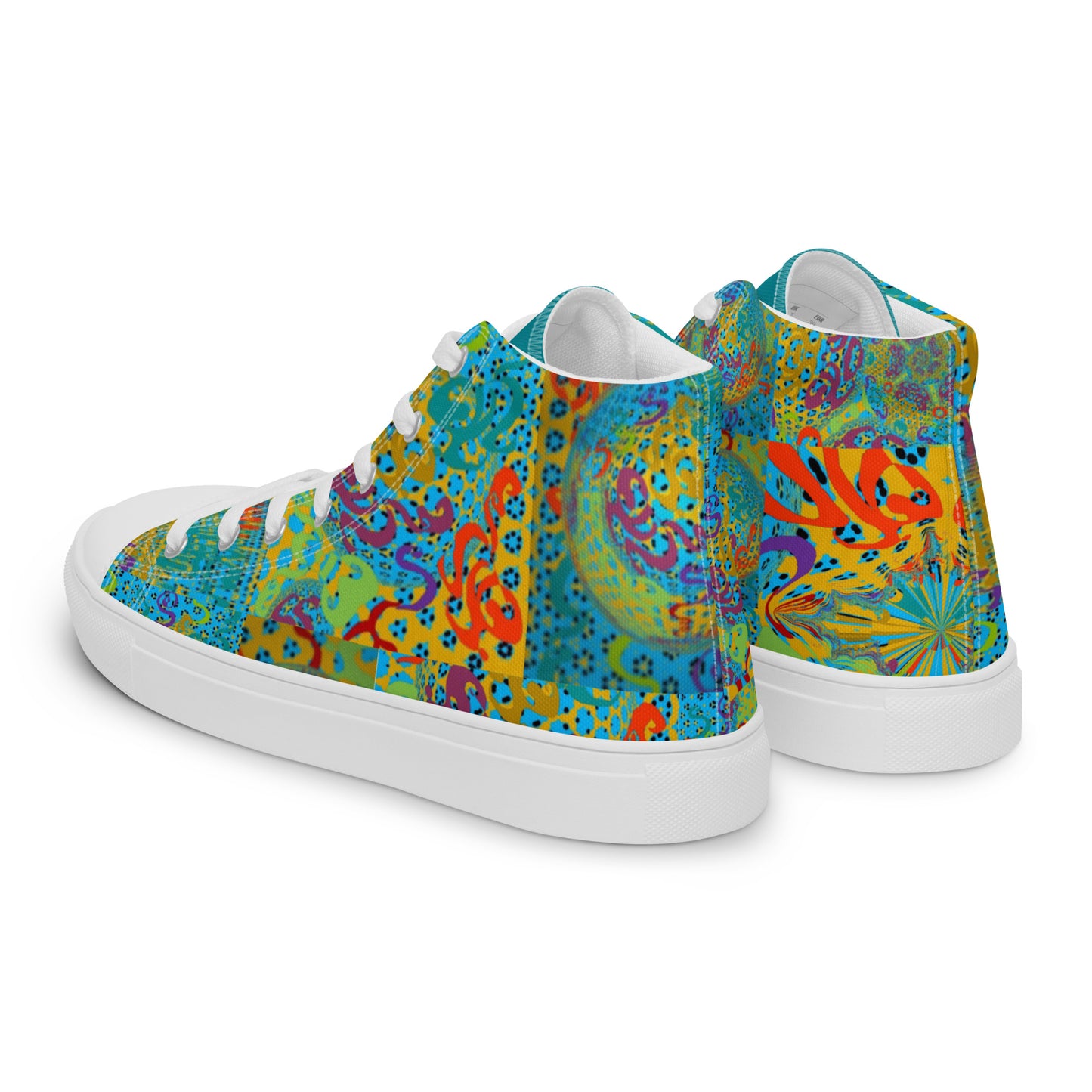Women’s high top canvas shoes