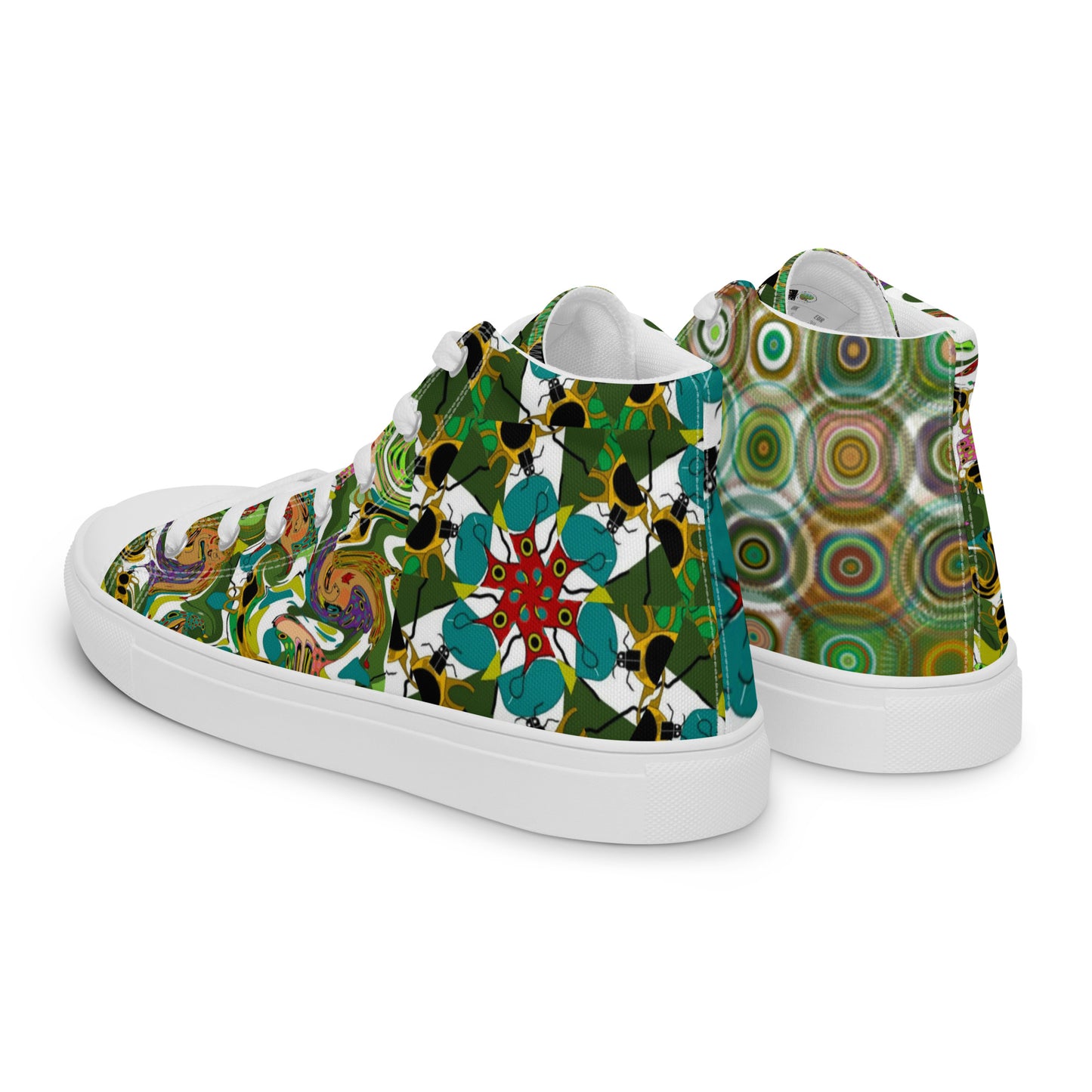 Women’s high top canvas shoes