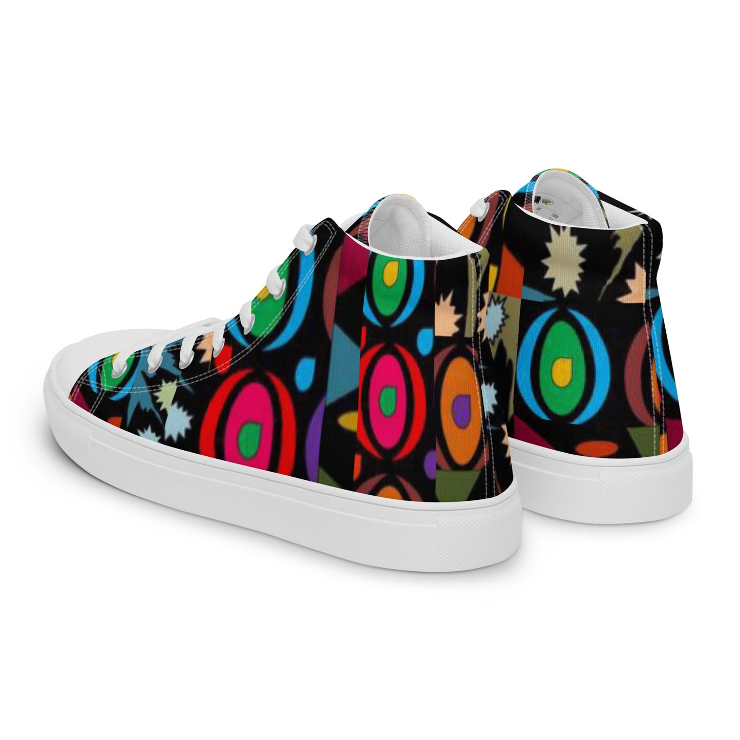 Women’s high top canvas shoes