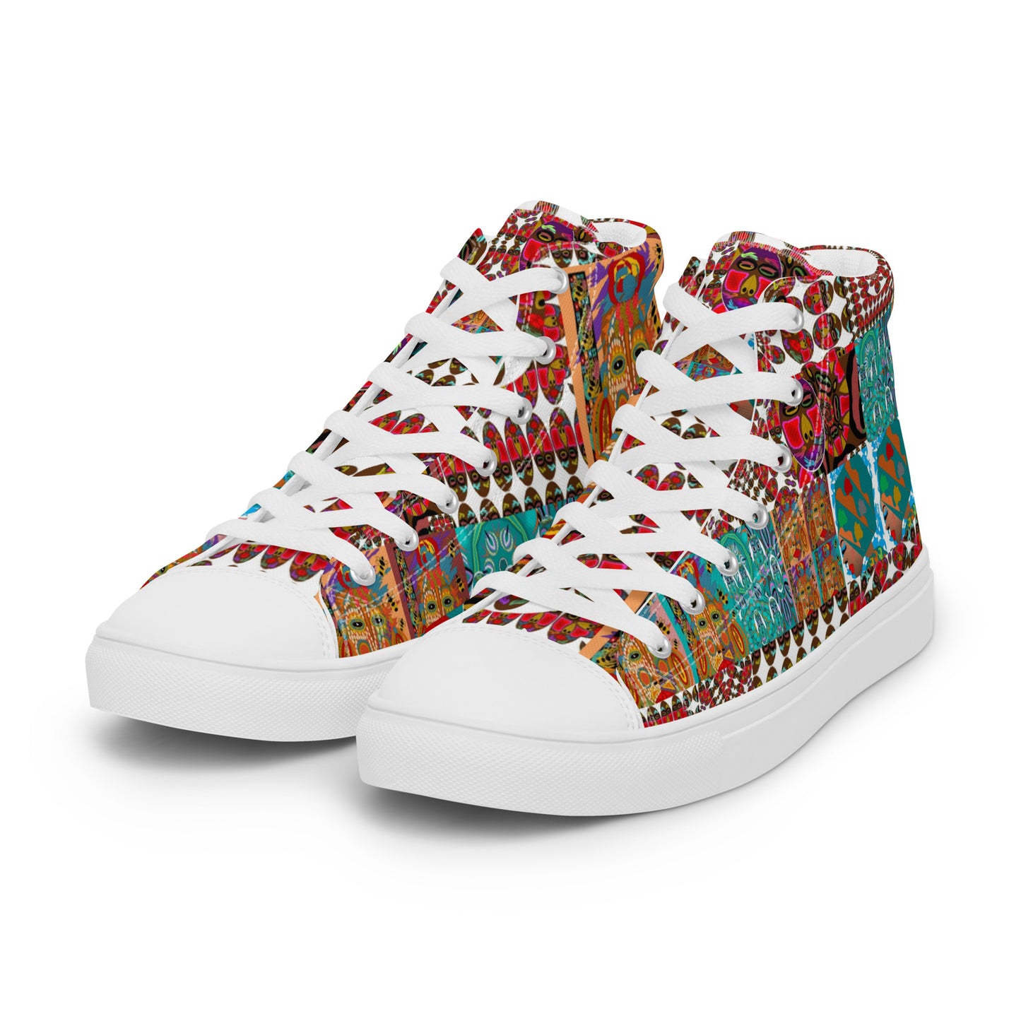 Women’s high top canvas shoes