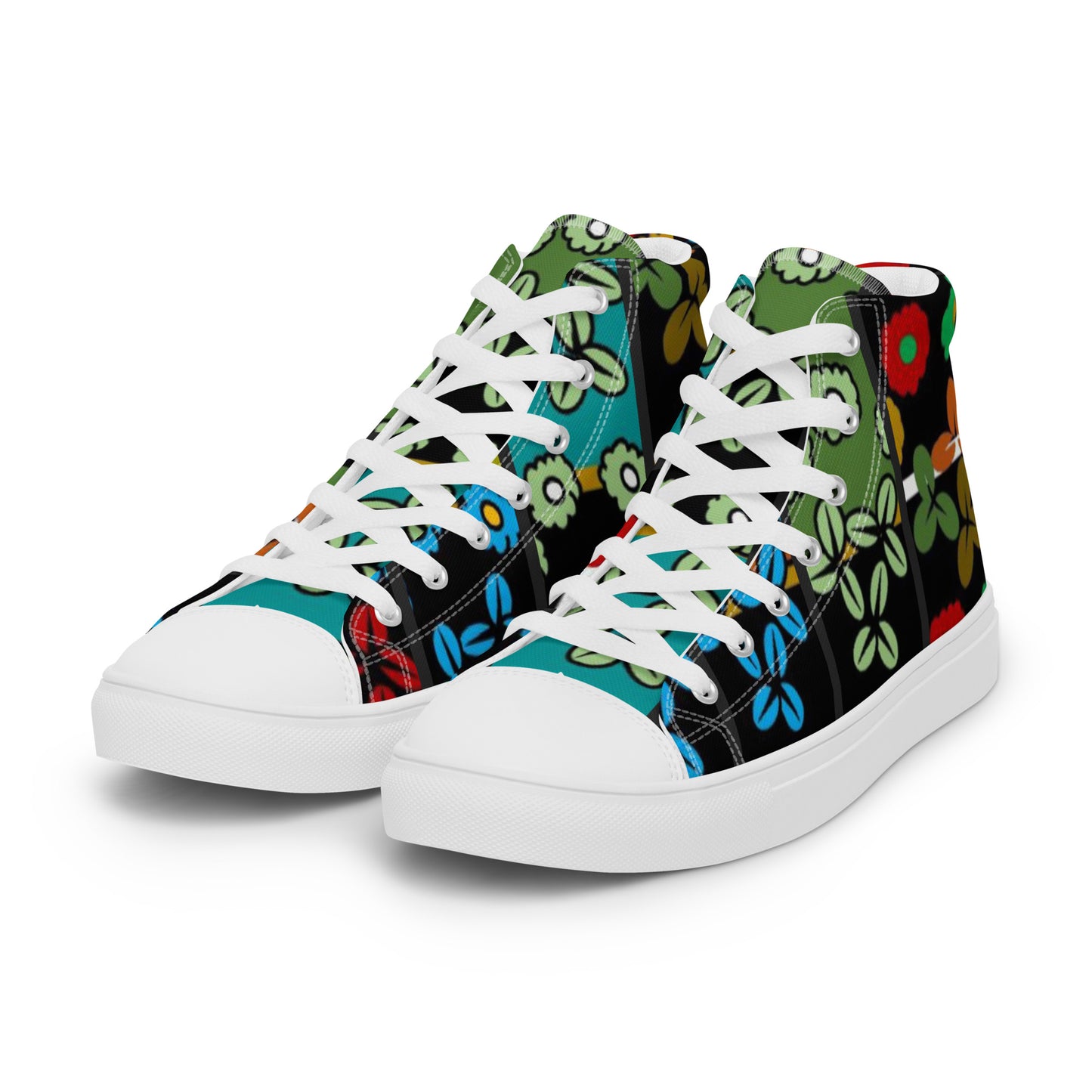 Women’s high top canvas shoes
