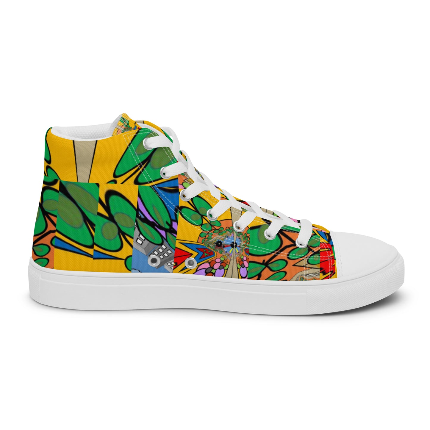 Women’s high top canvas shoes