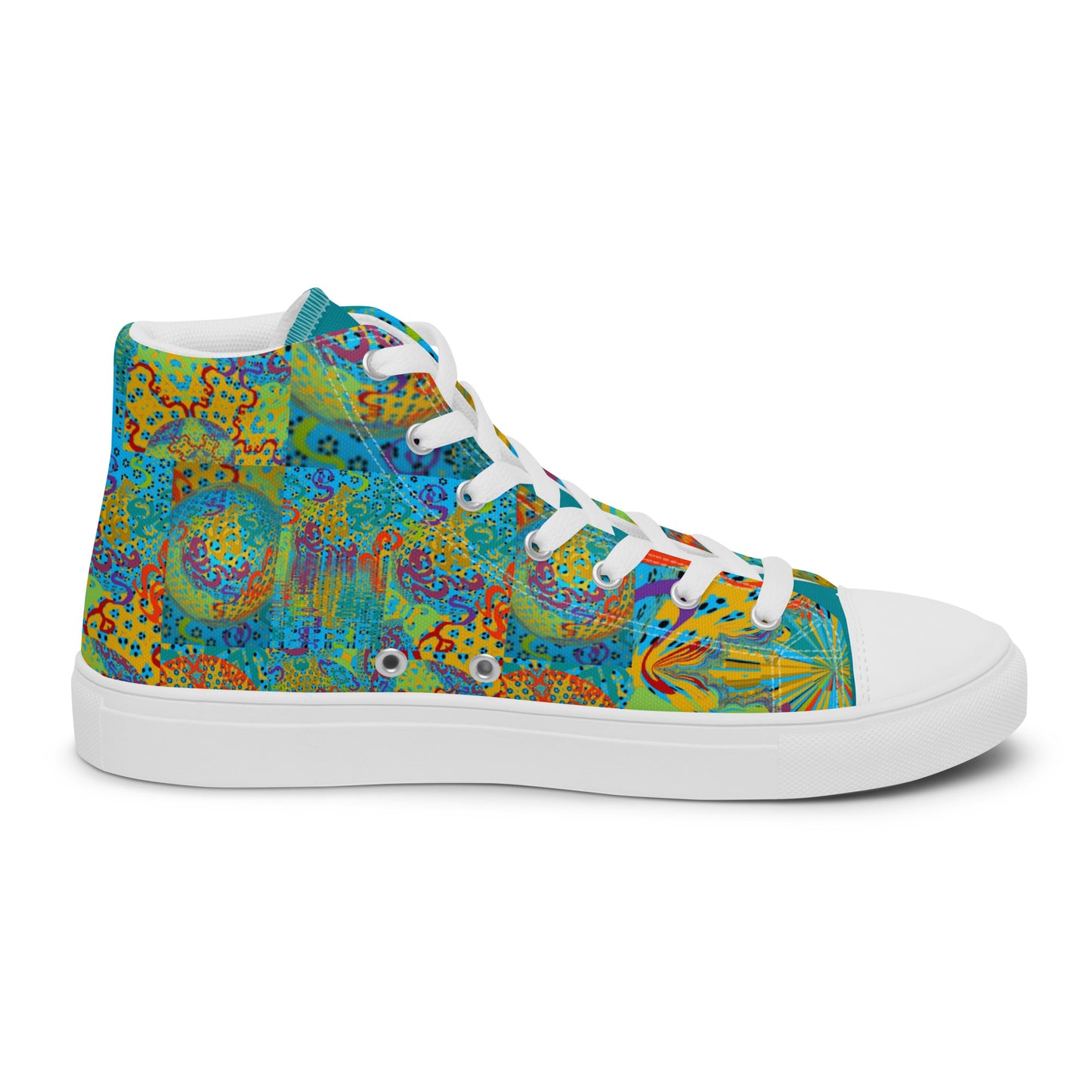 Women’s high top canvas shoes