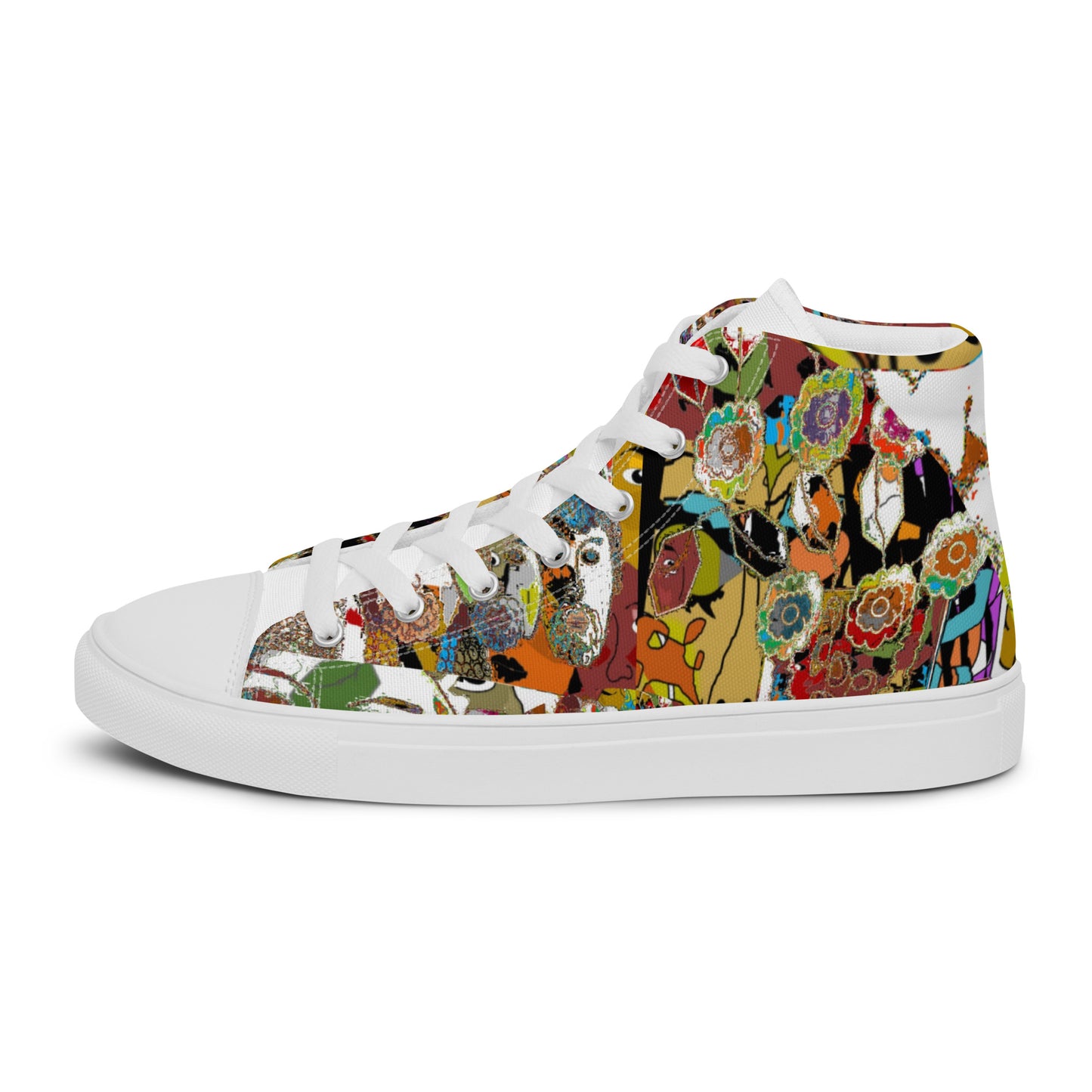 Women’s high top canvas shoes