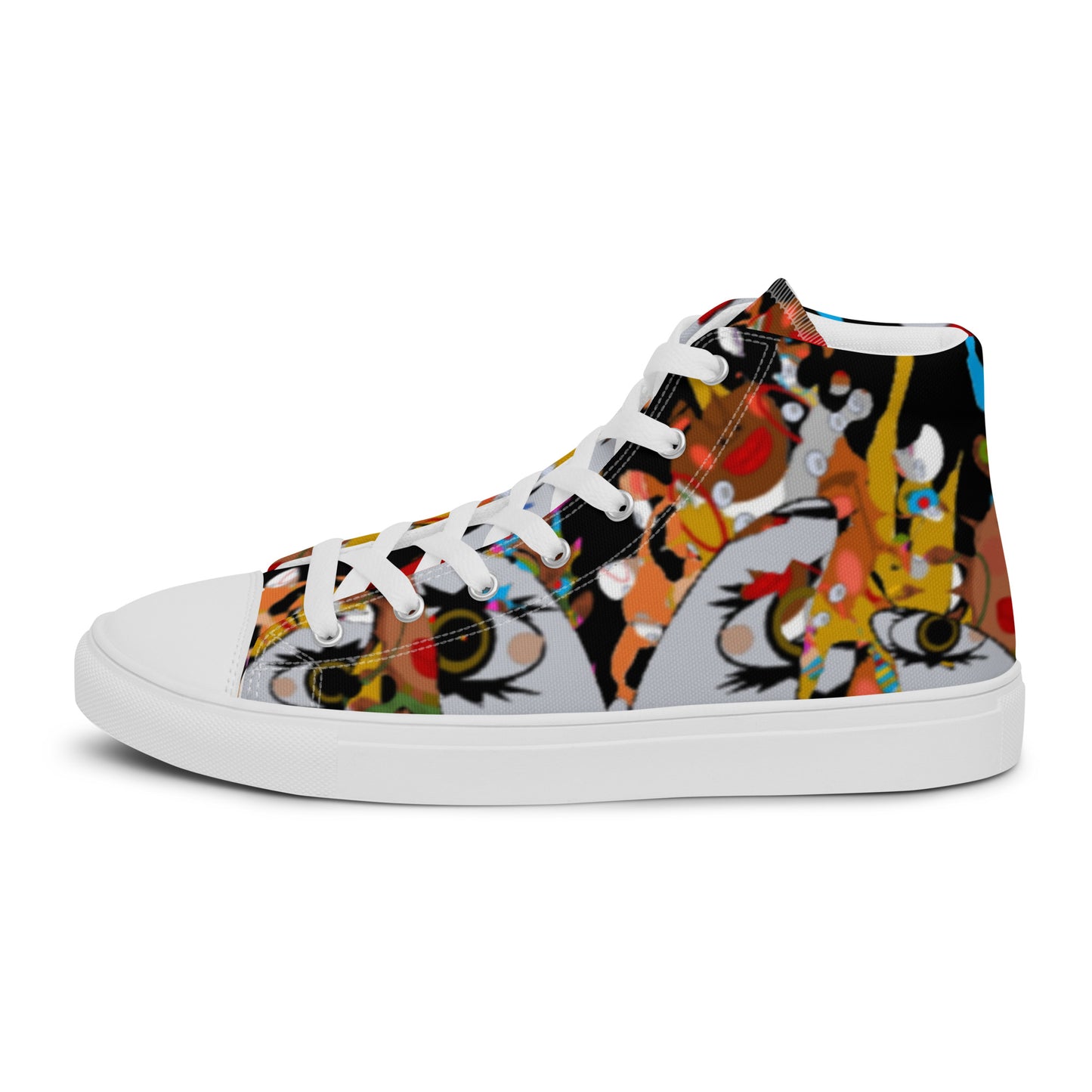 Women’s high top canvas shoes
