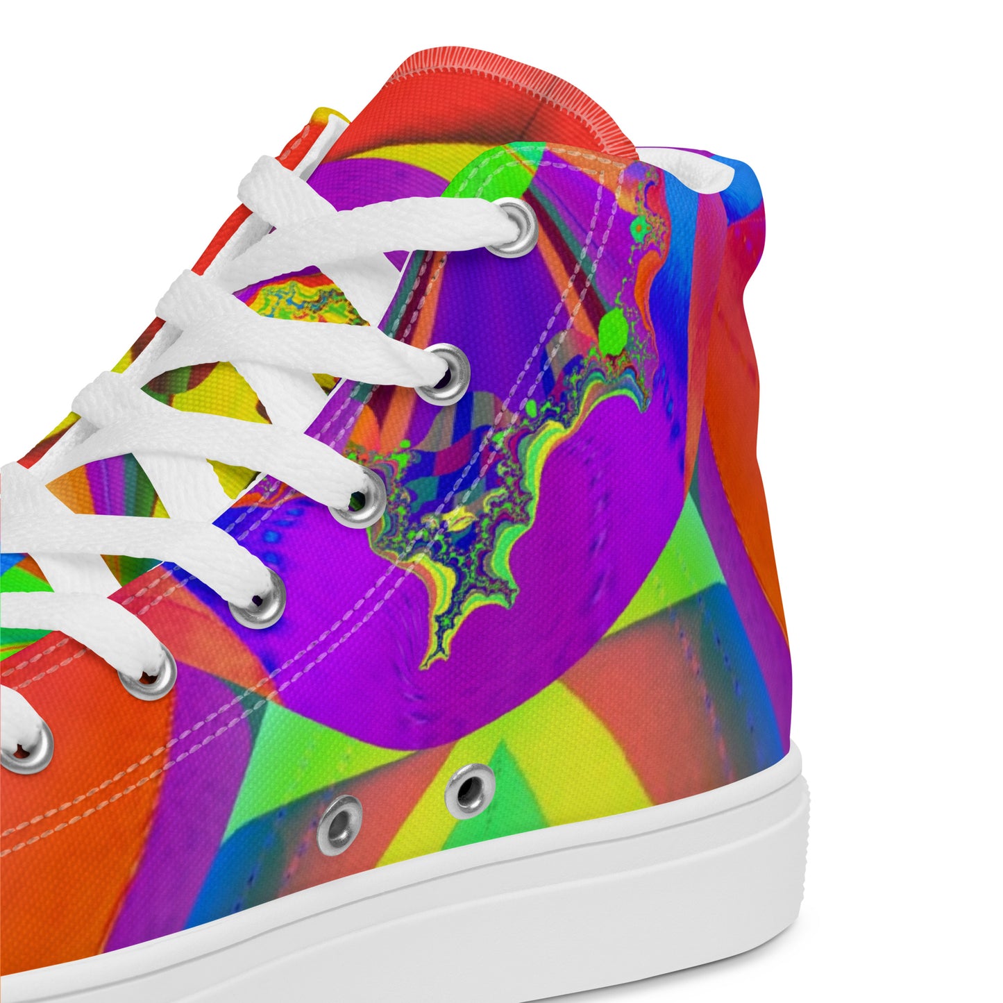 Women’s high top canvas shoes