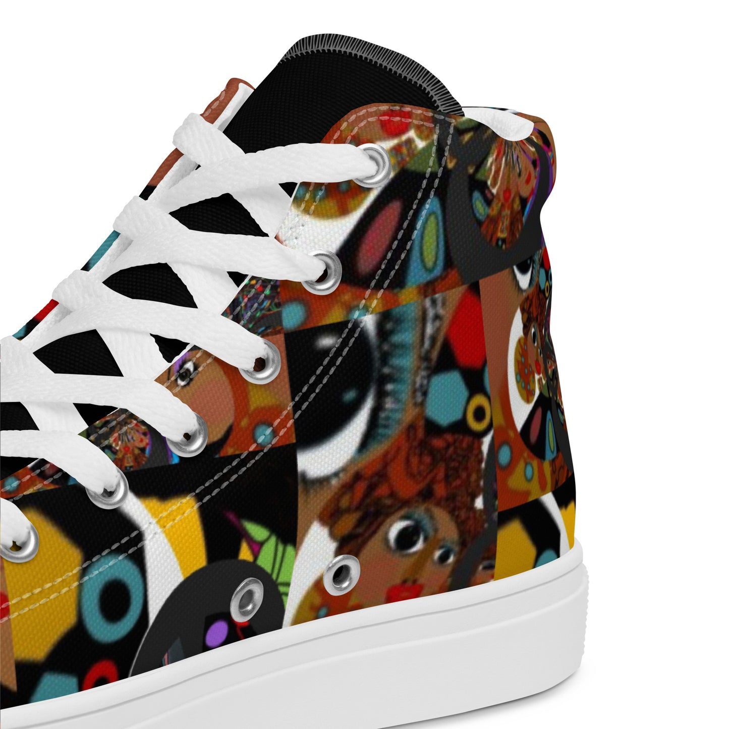 Women’s high top canvas shoes