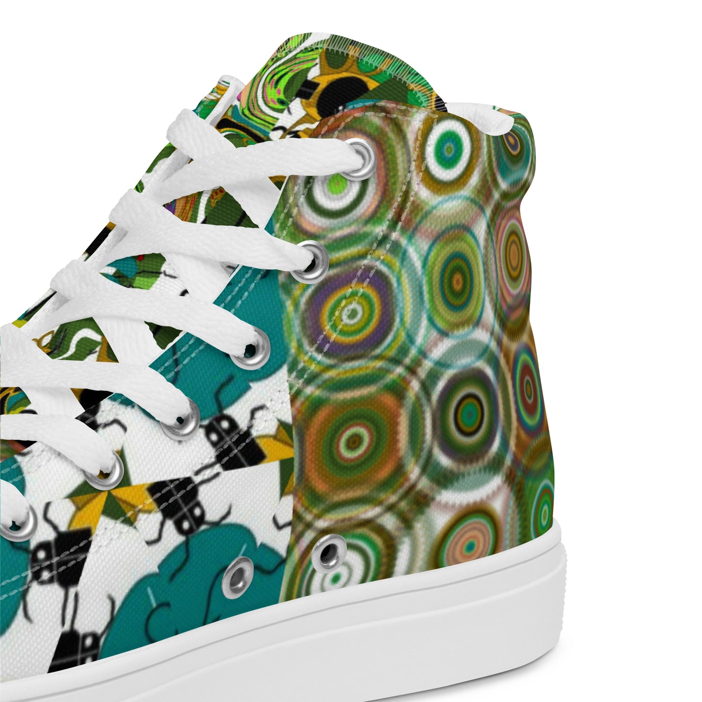 Women’s high top canvas shoes