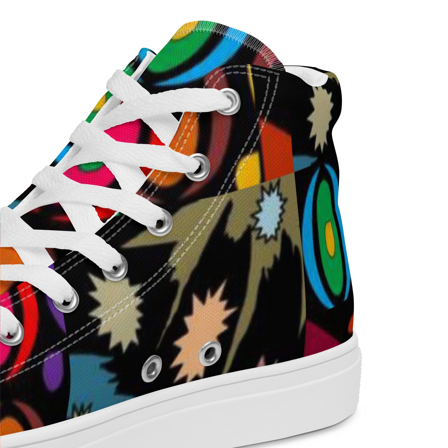Women’s high top canvas shoes