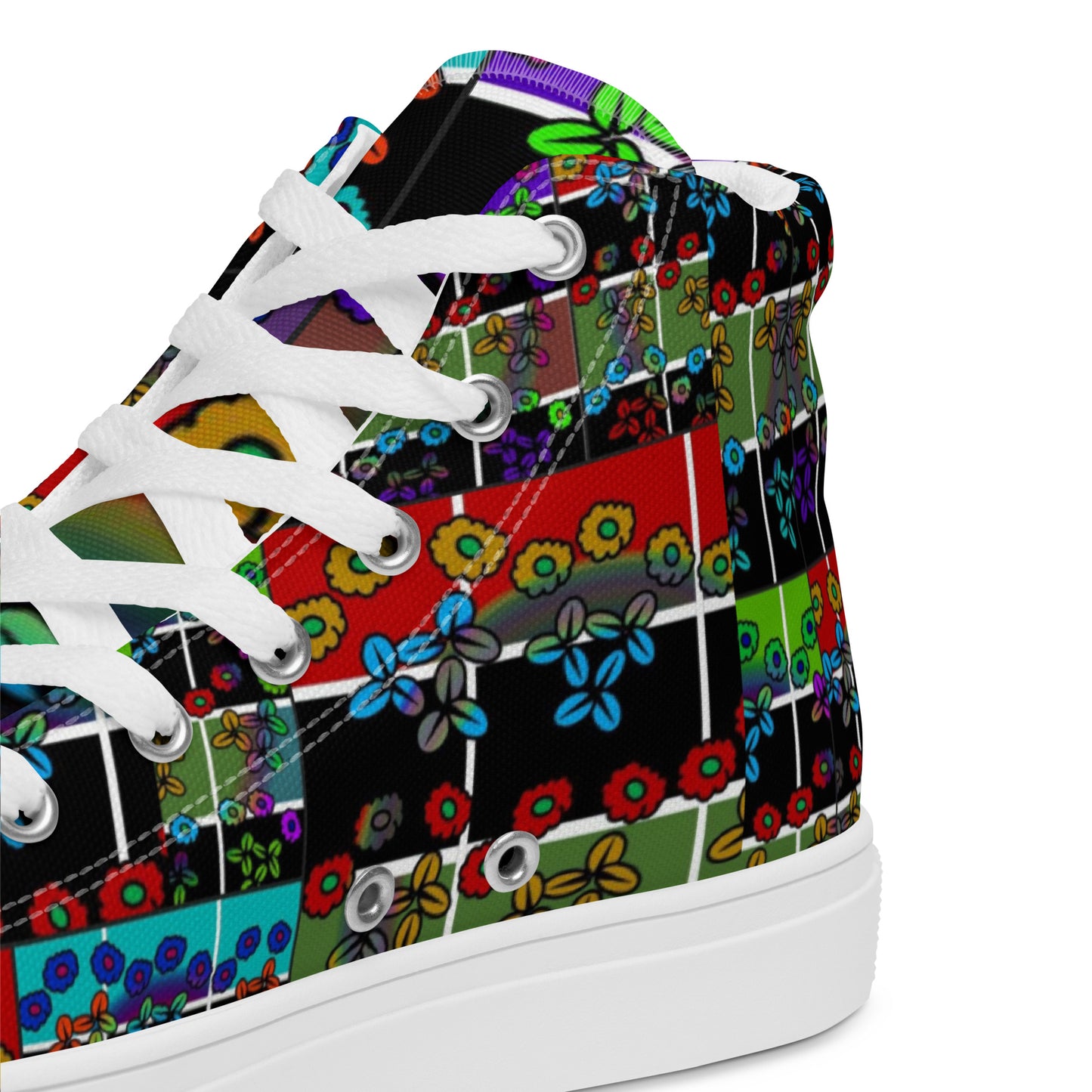 Women’s high top canvas shoes
