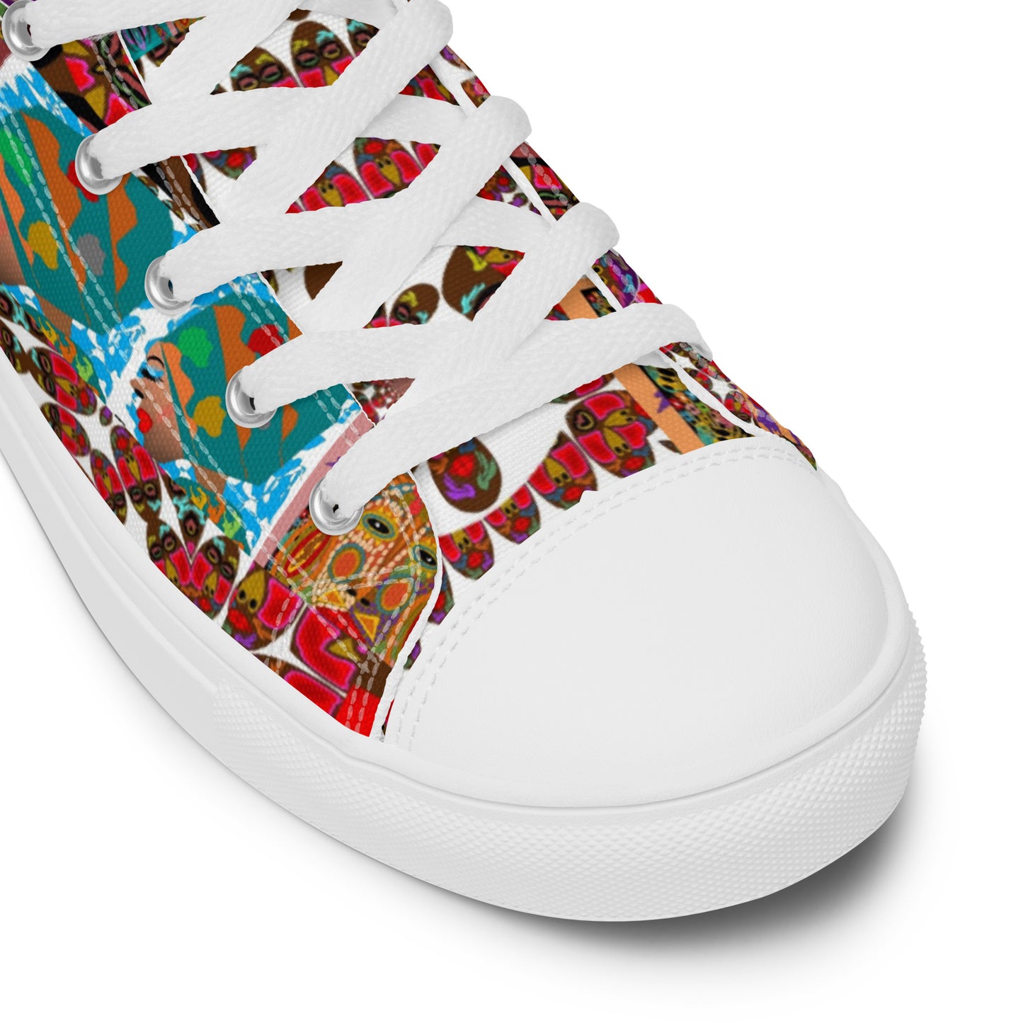 Women’s high top canvas shoes