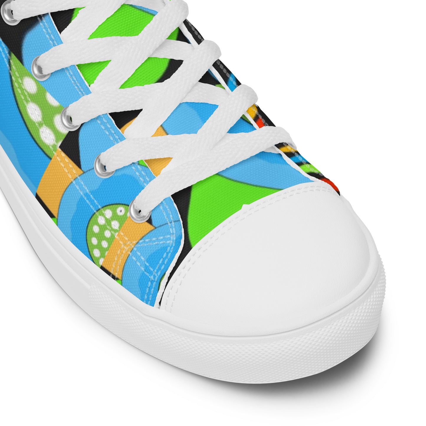 Women’s high top canvas shoes