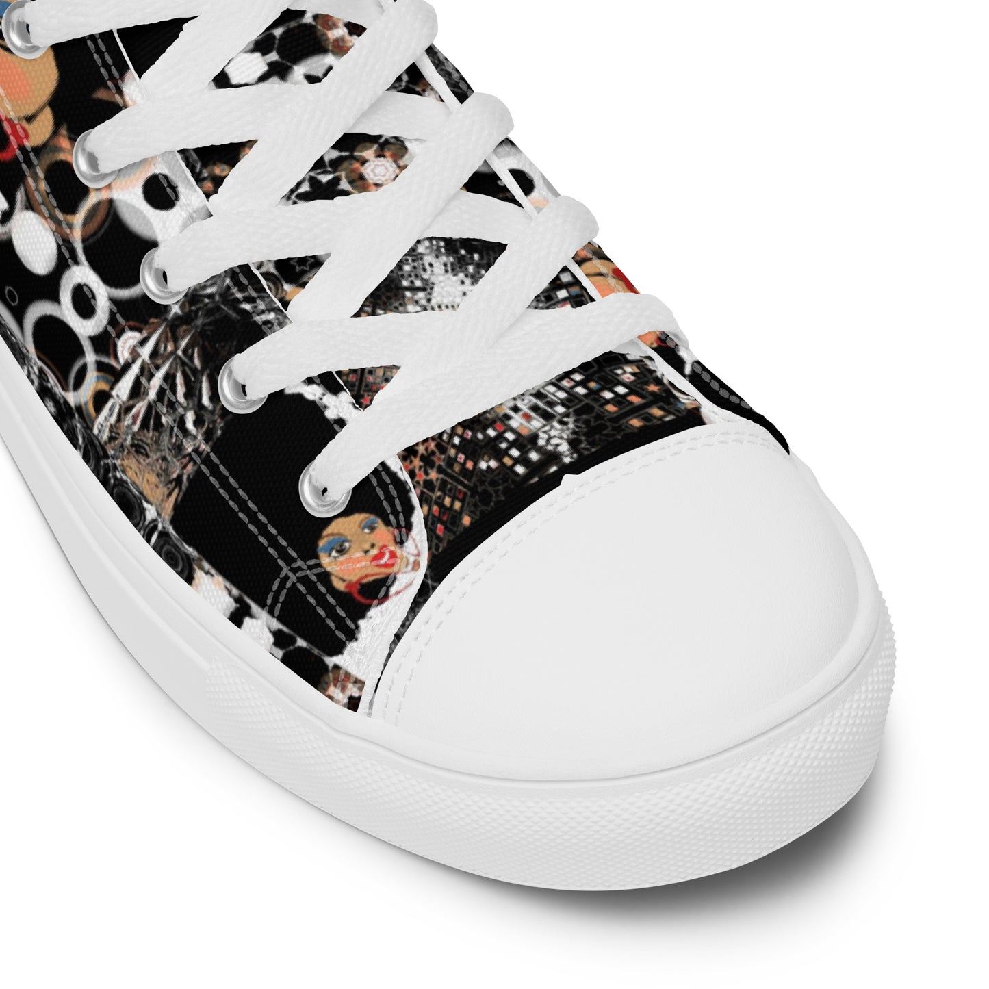 Women’s high top canvas shoes