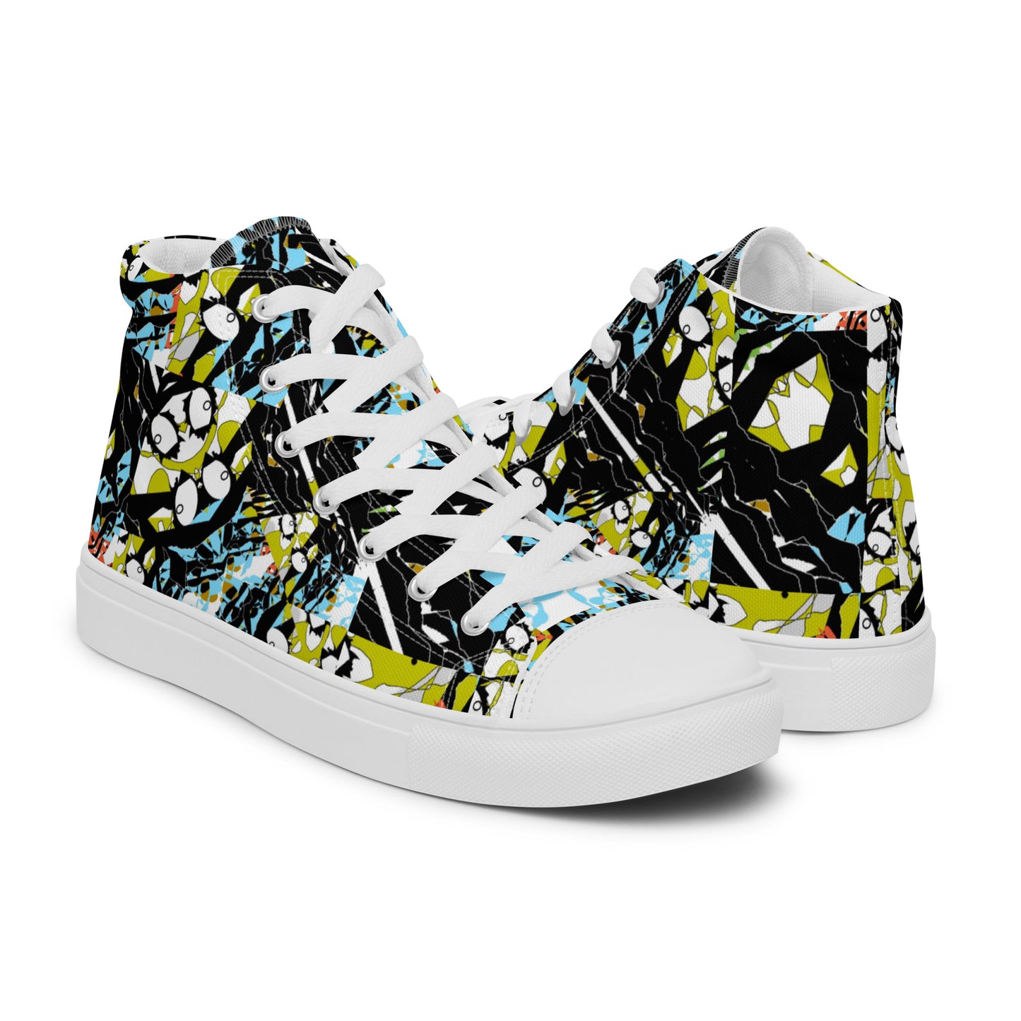 Women’s high top canvas shoes