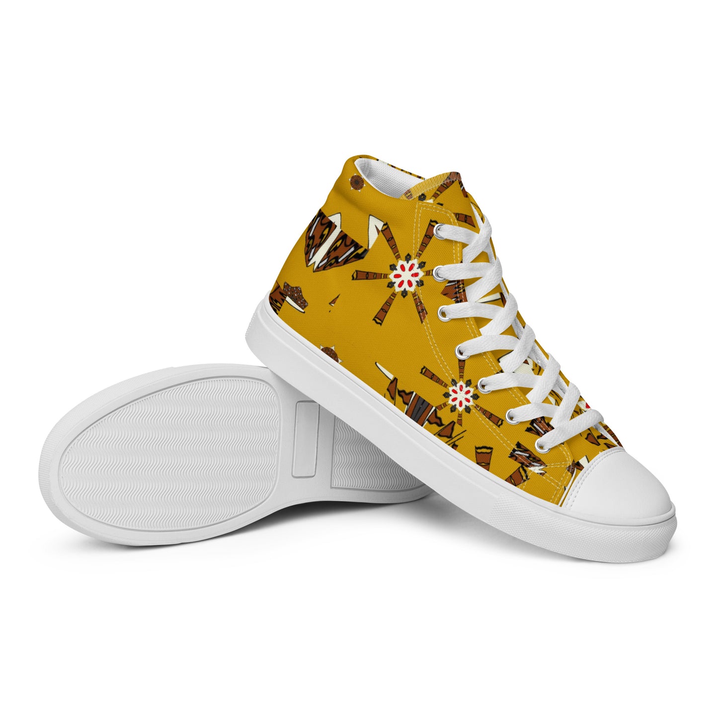 Women’s high top canvas shoes