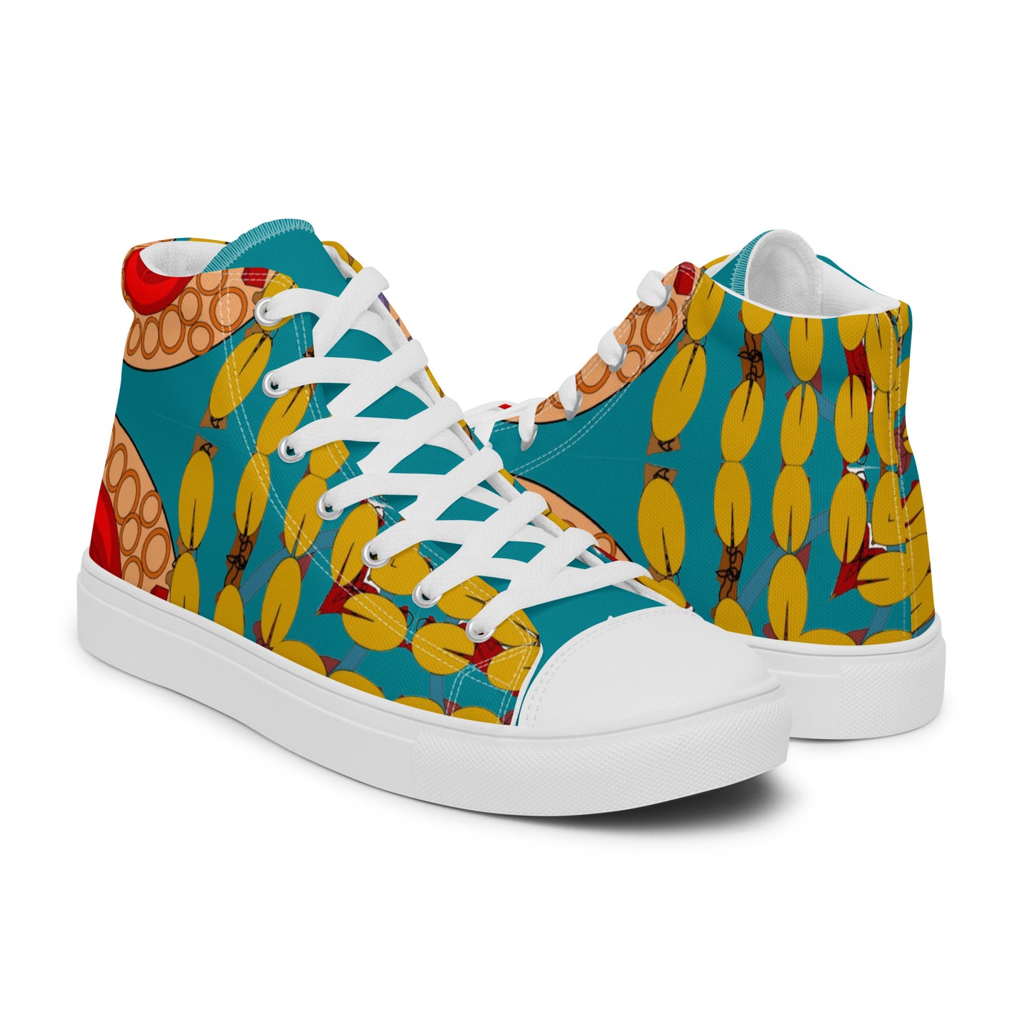 Women’s high top canvas shoes