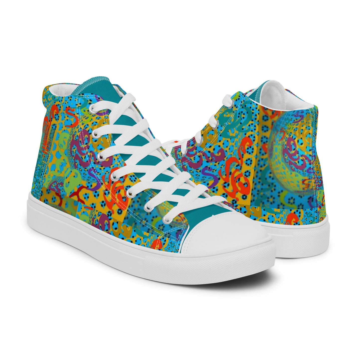 Women’s high top canvas shoes