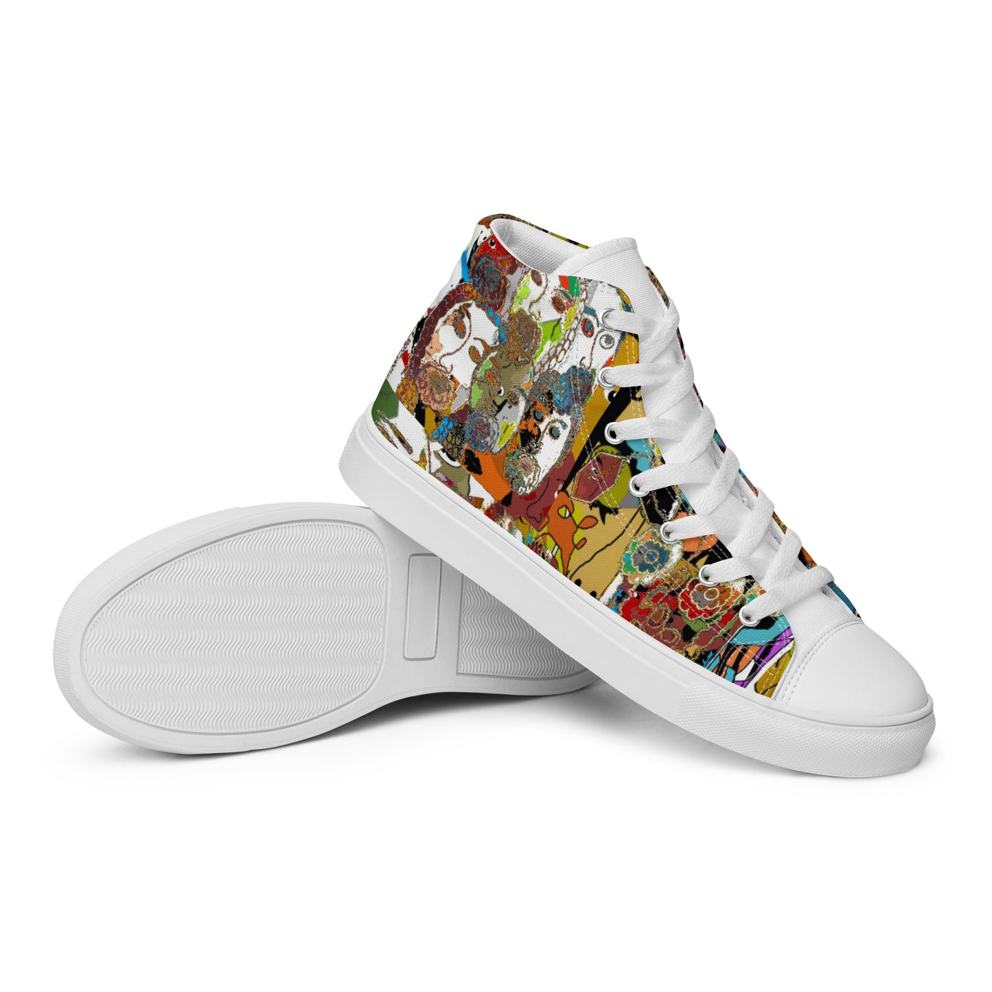 Women’s high top canvas shoes