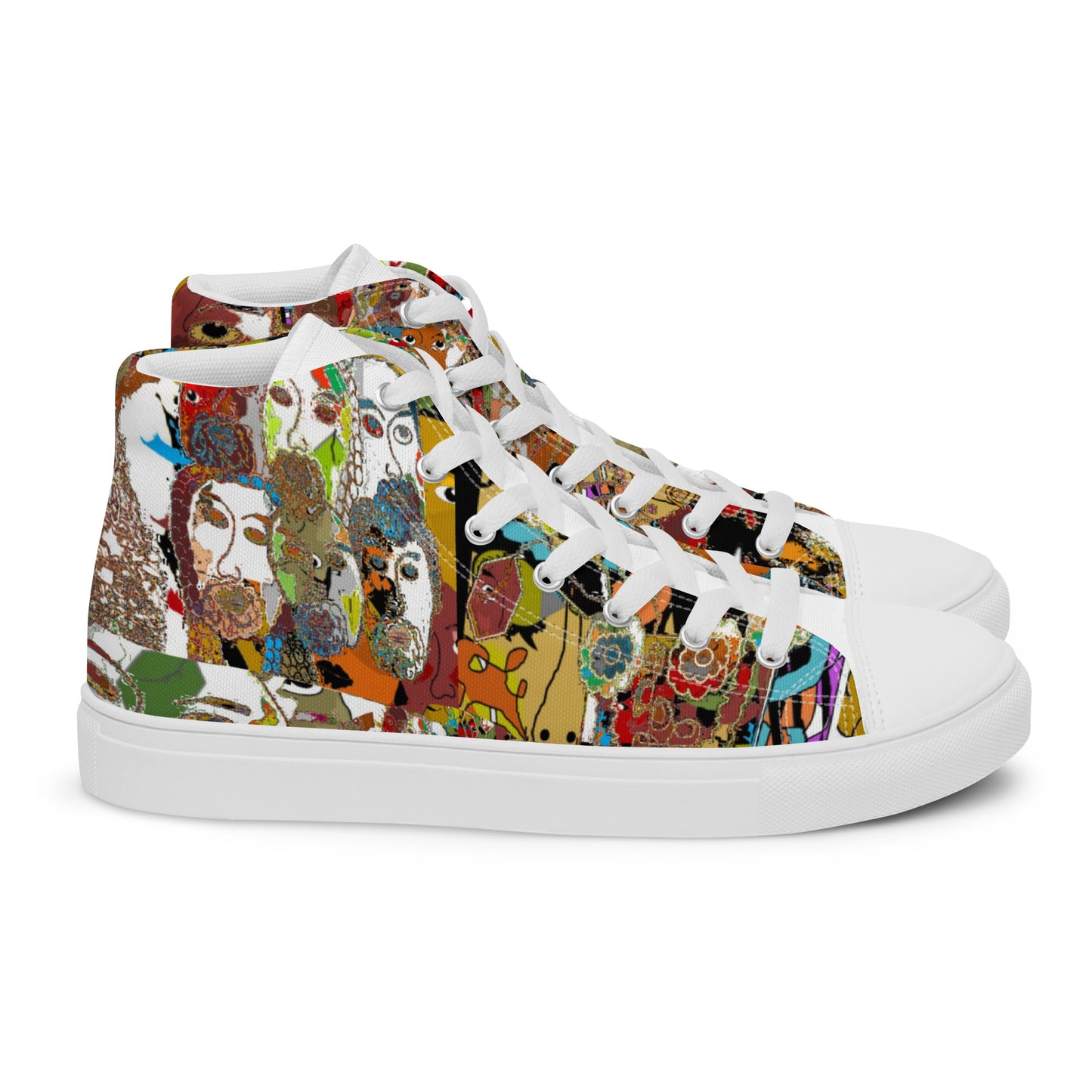 Women’s high top canvas shoes