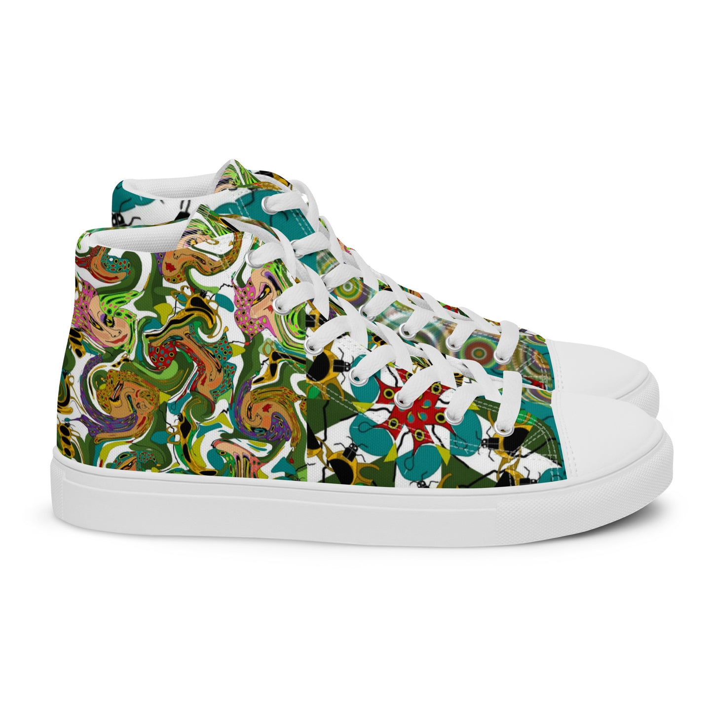 Women’s high top canvas shoes