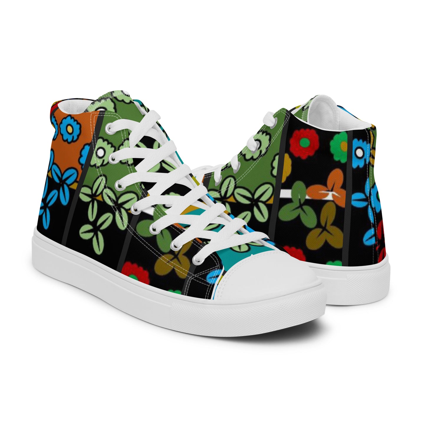 Women’s high top canvas shoes
