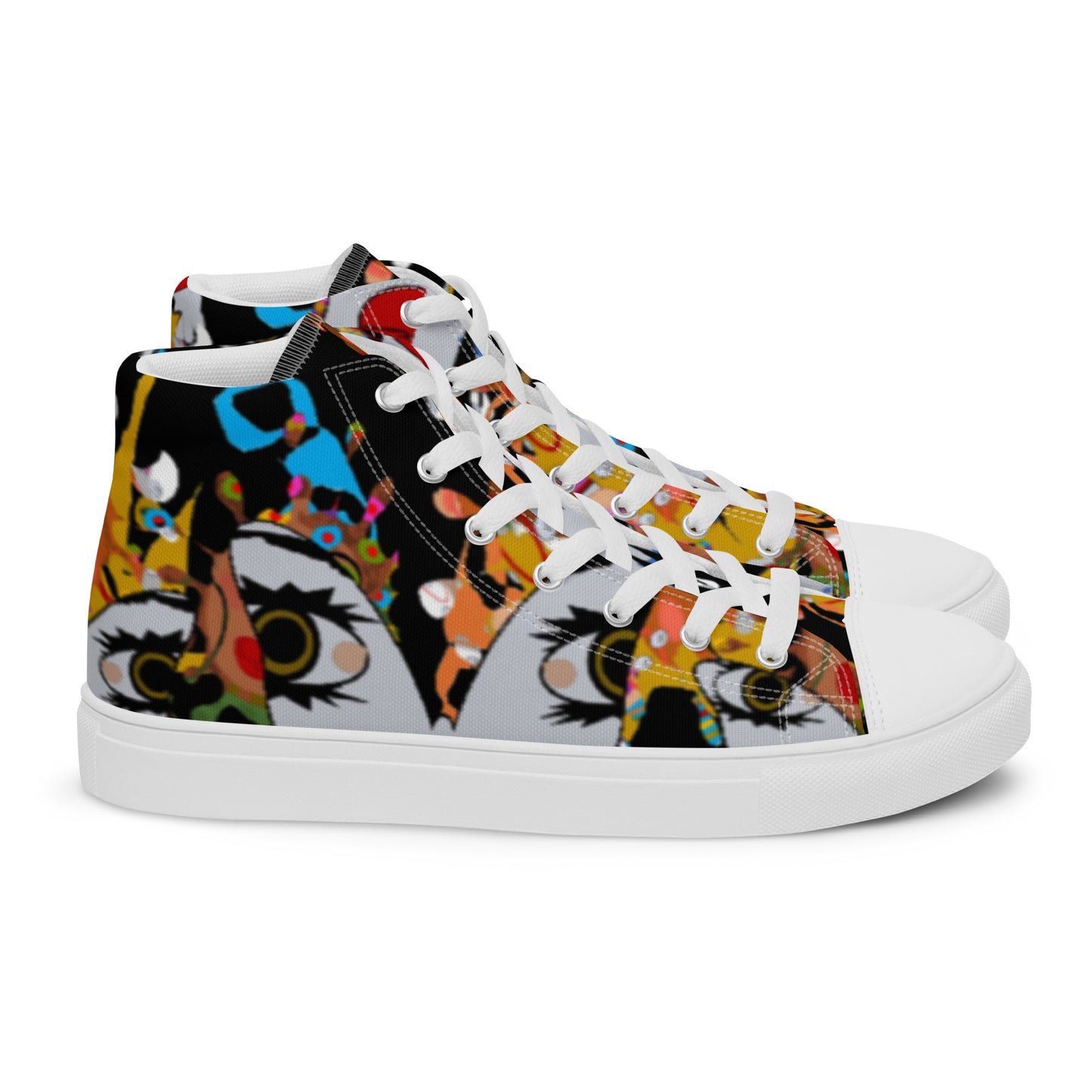 Women’s high top canvas shoes