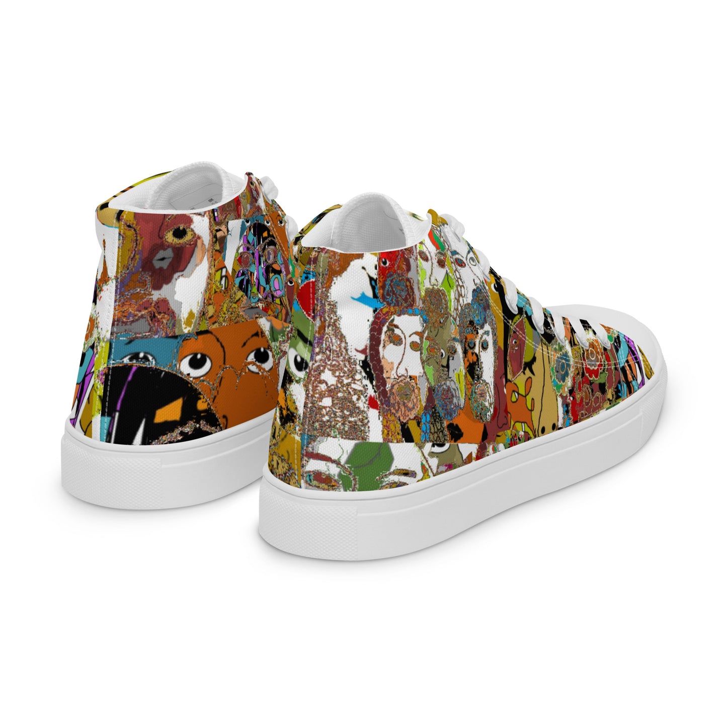 Women’s high top canvas shoes