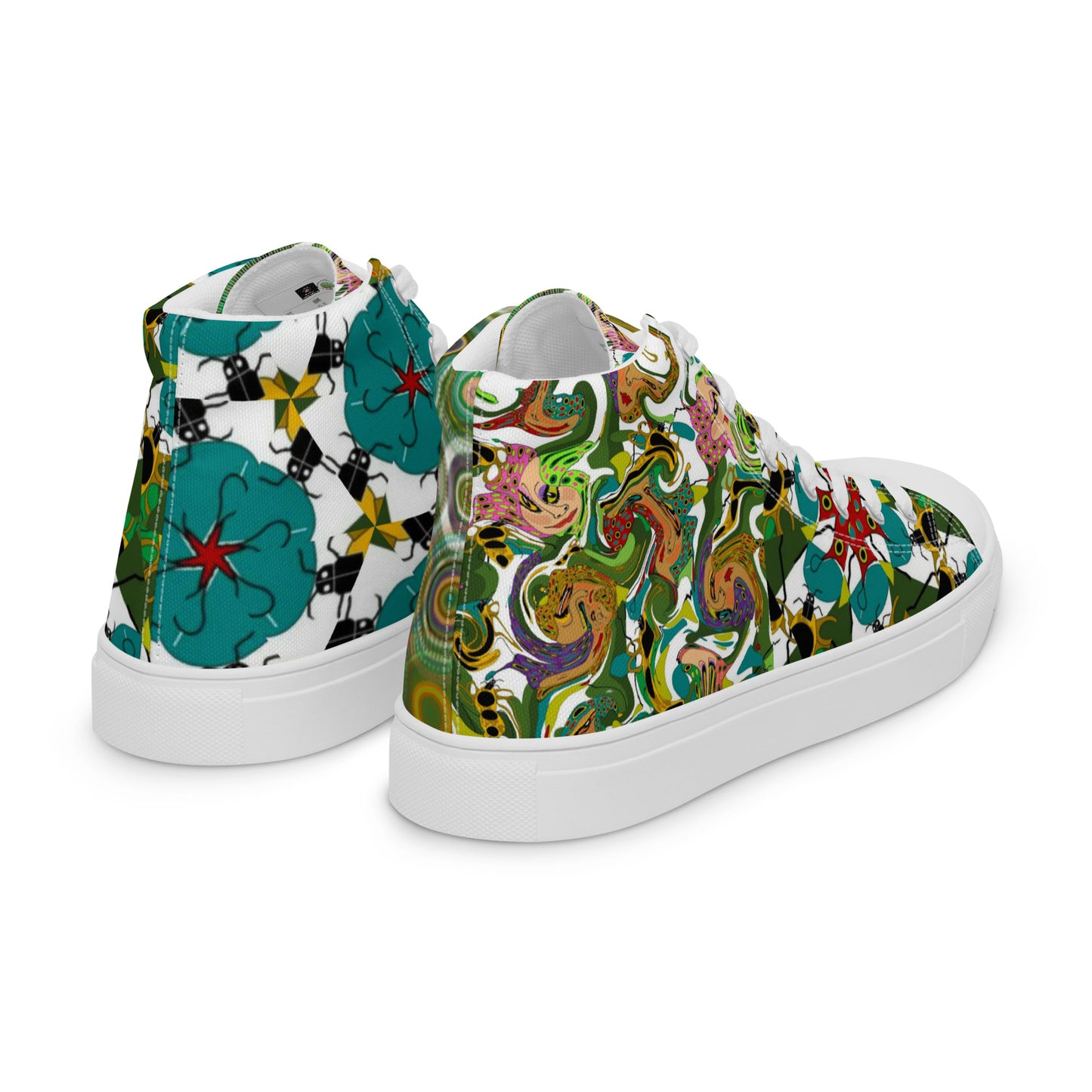 Women’s high top canvas shoes