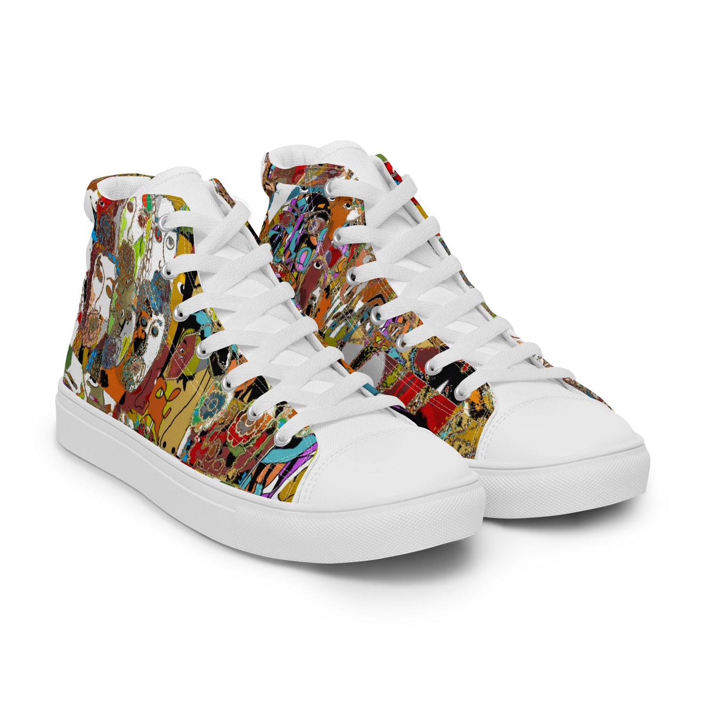 Women’s high top canvas shoes