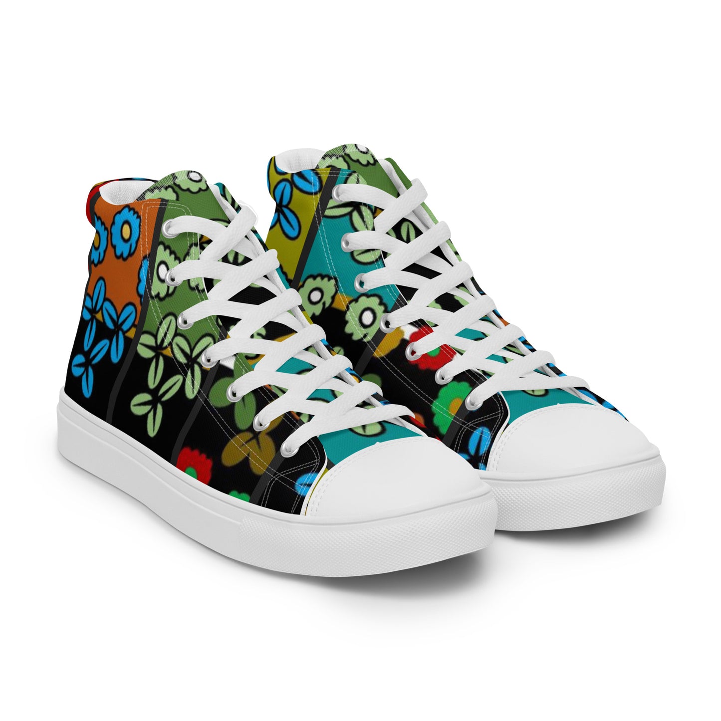 Women’s high top canvas shoes