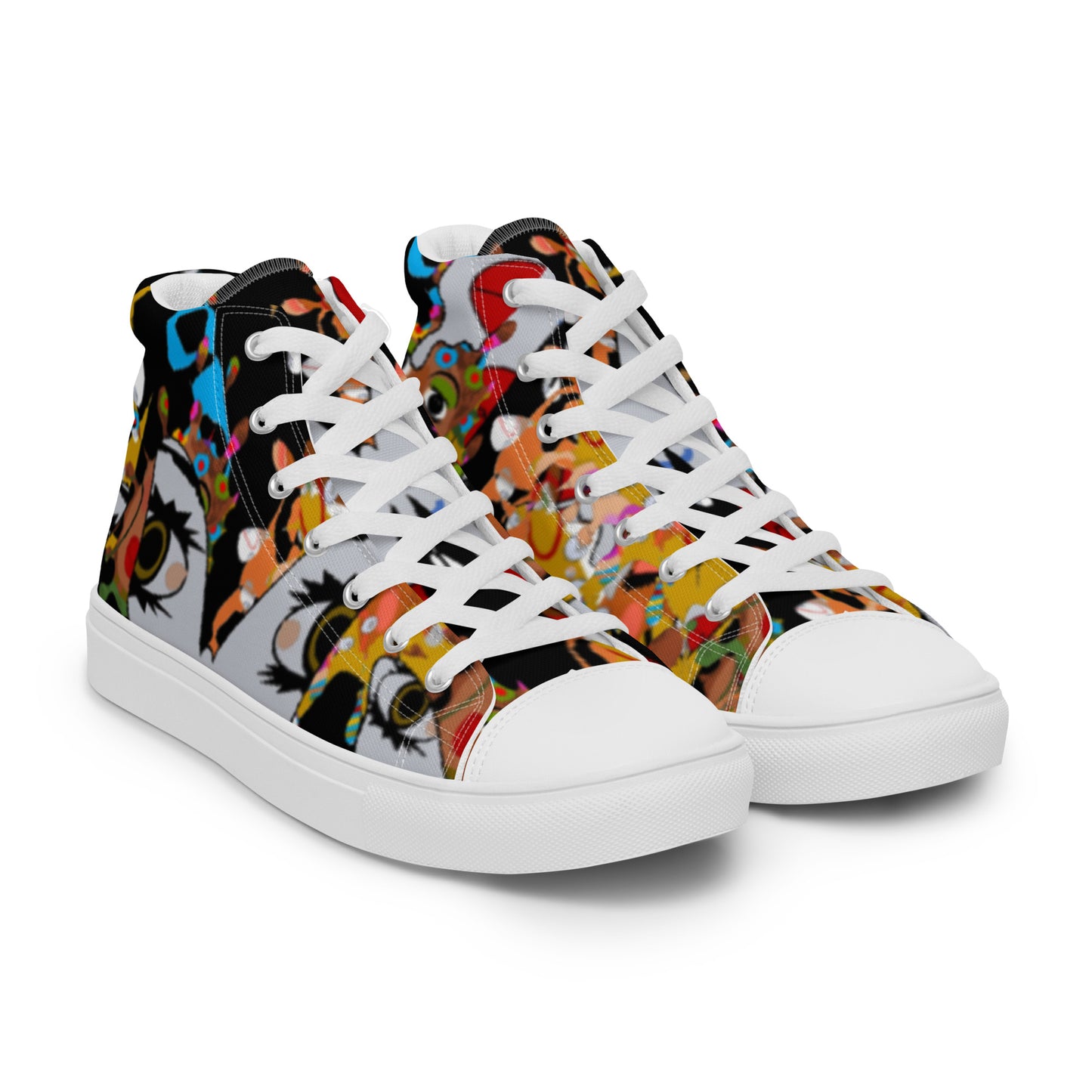 Women’s high top canvas shoes