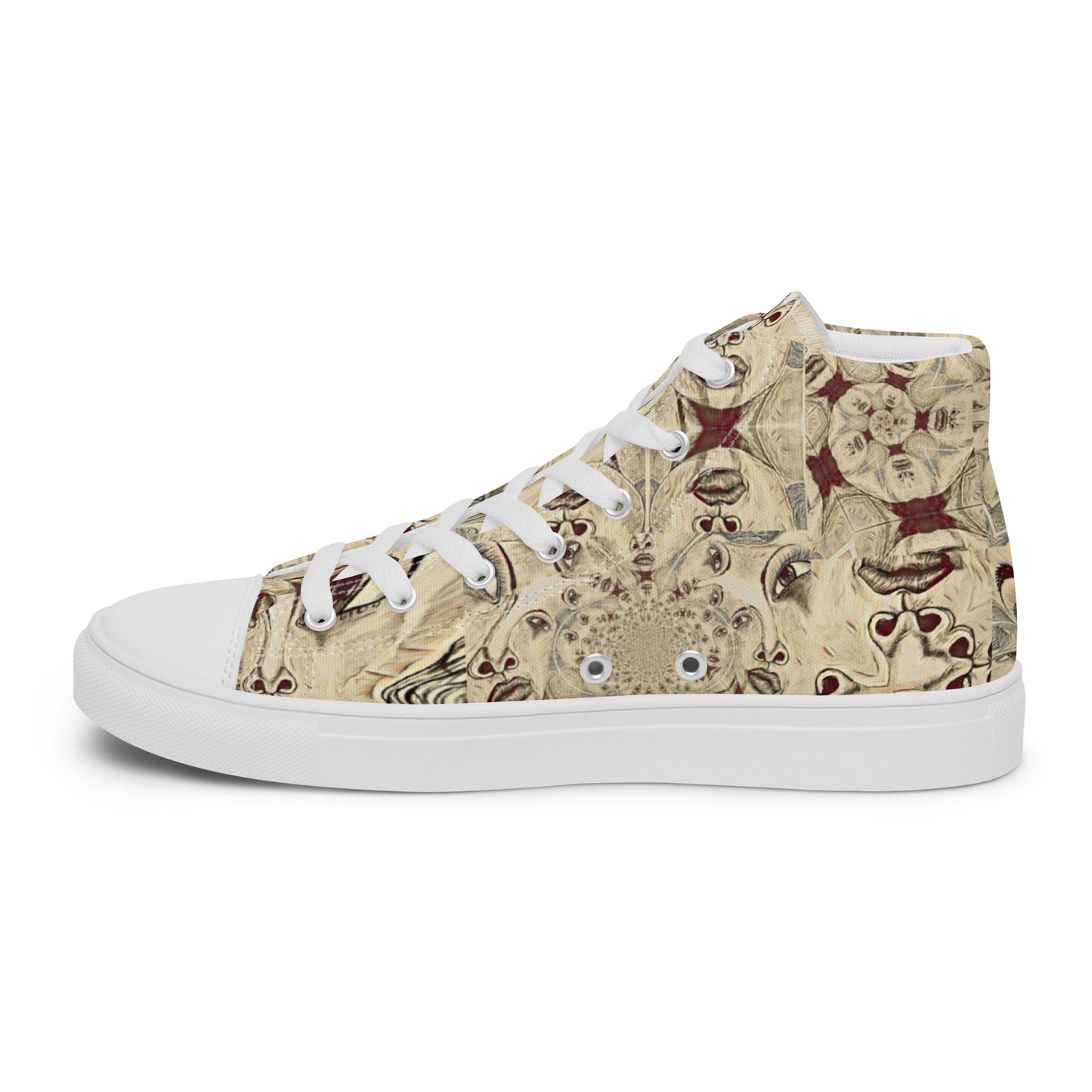 Women’s high top canvas shoes