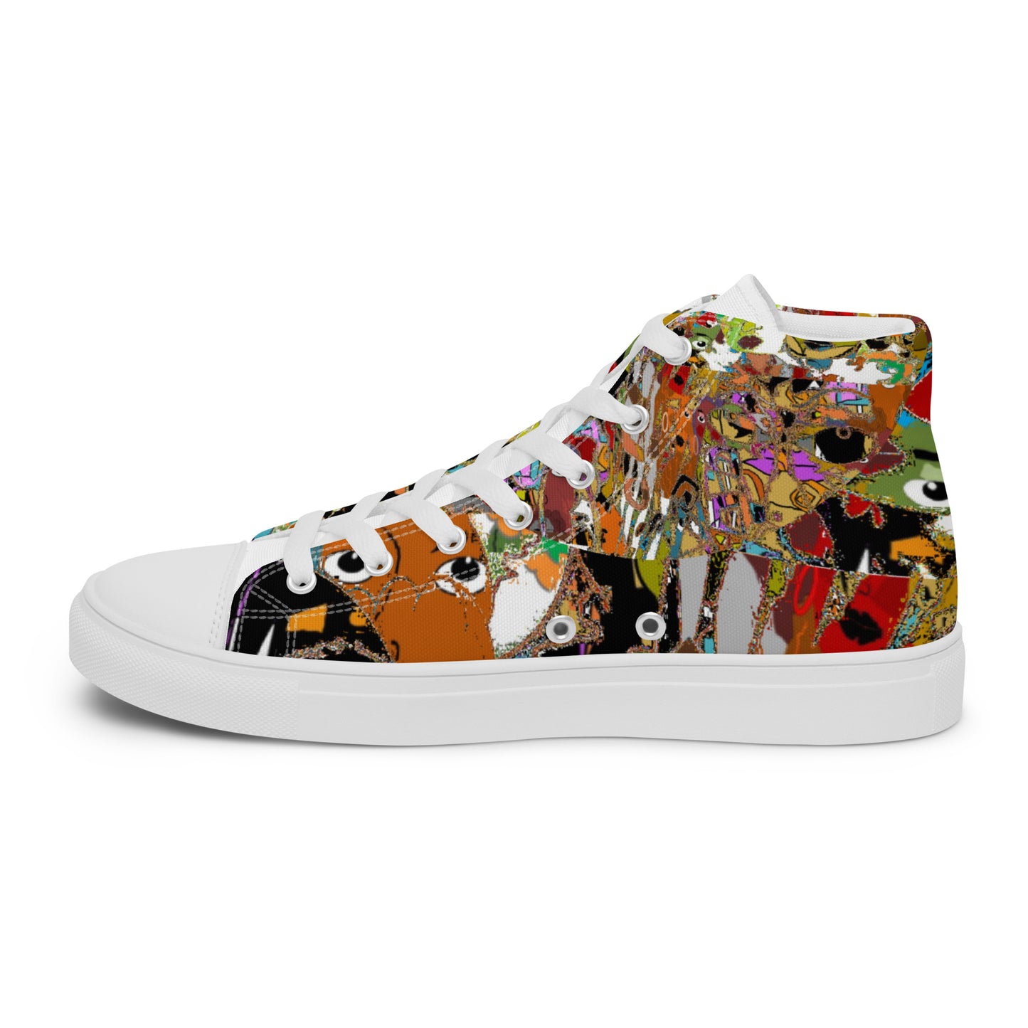Women’s high top canvas shoes
