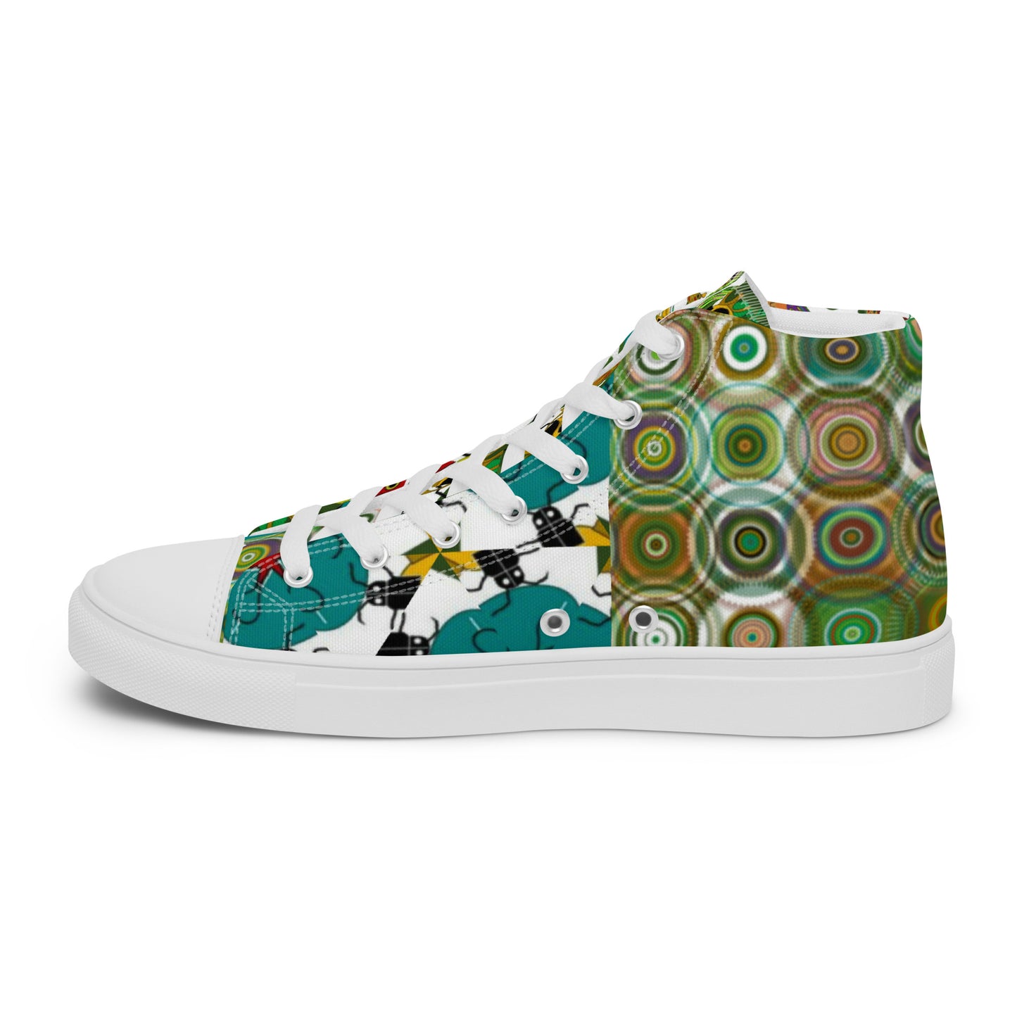 Women’s high top canvas shoes
