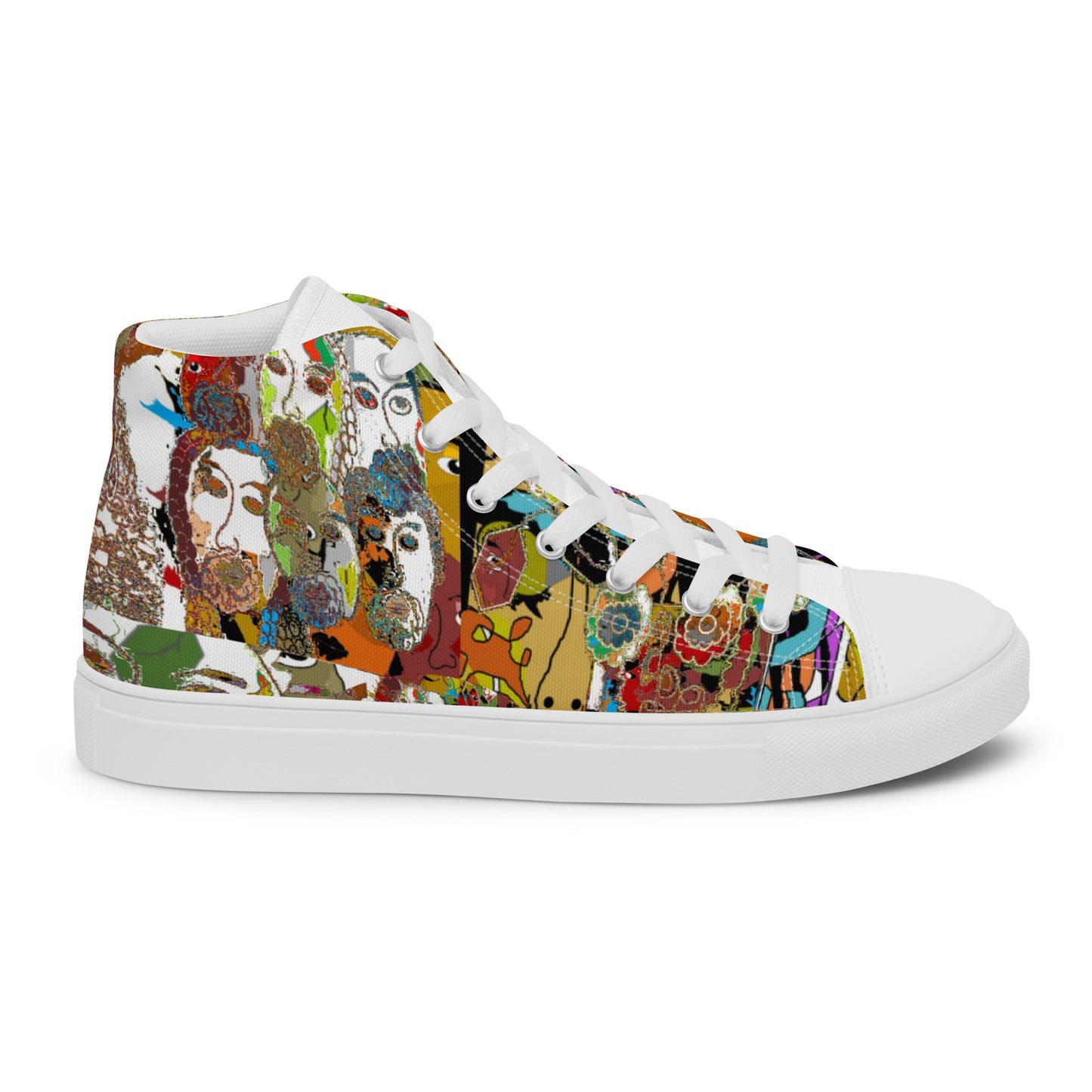 Women’s high top canvas shoes