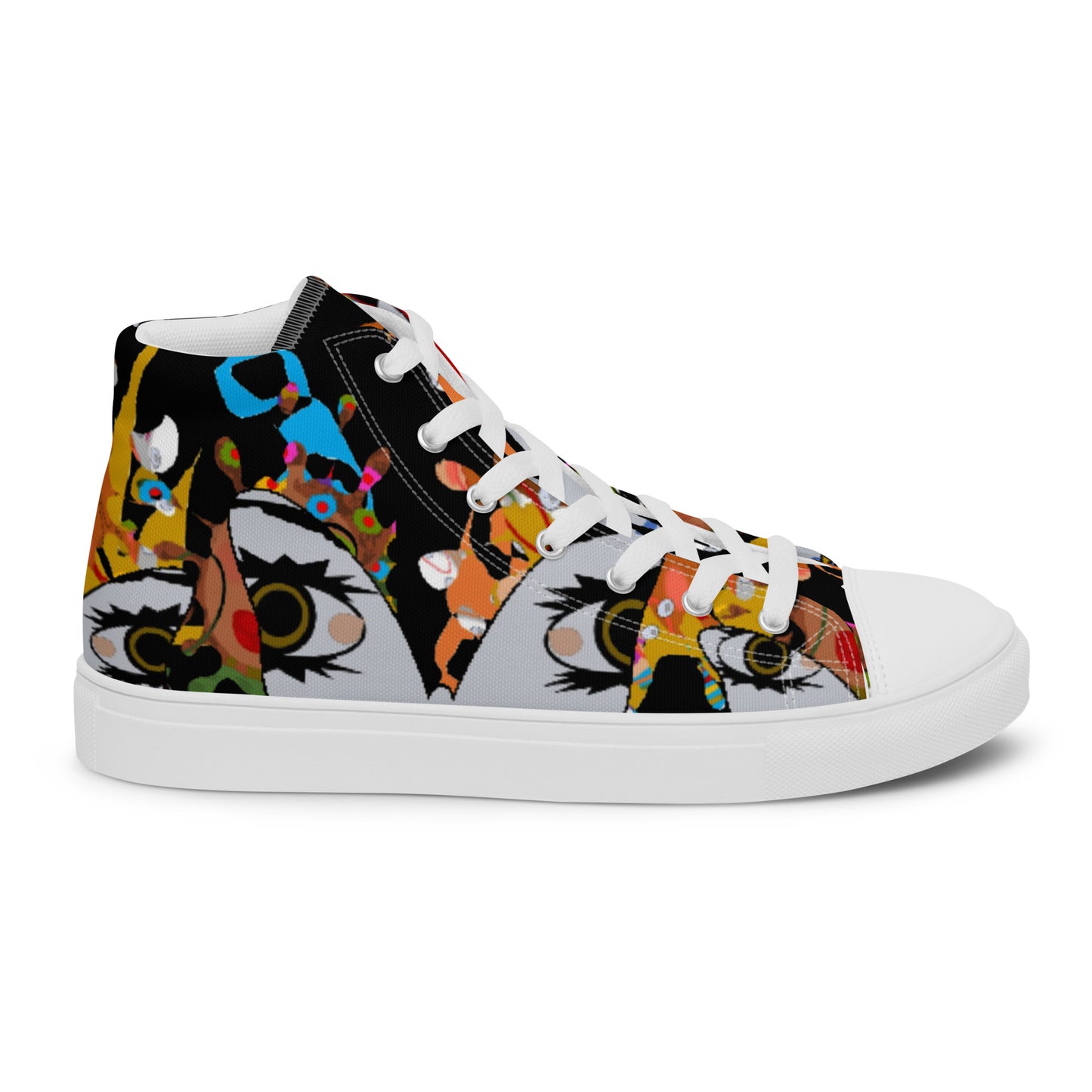 Women’s high top canvas shoes