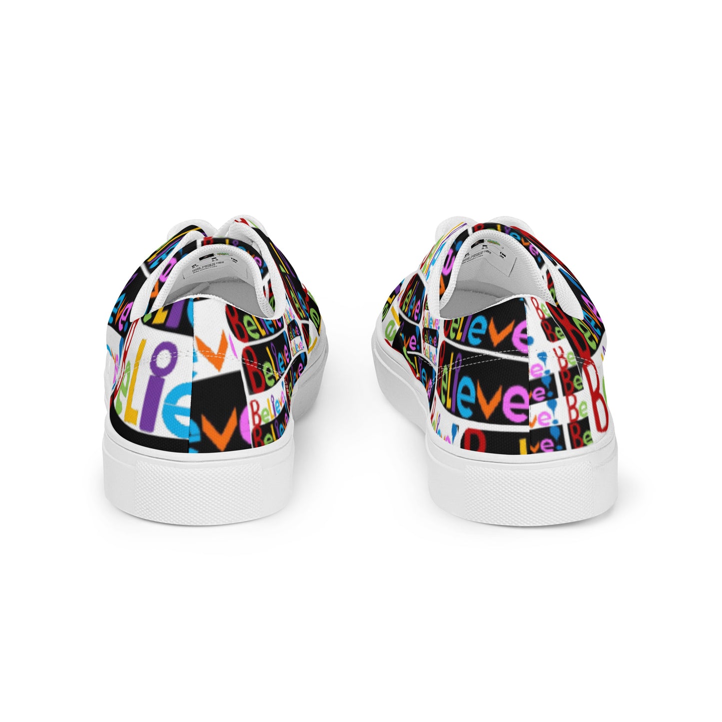 Women’s lace-up canvas shoes