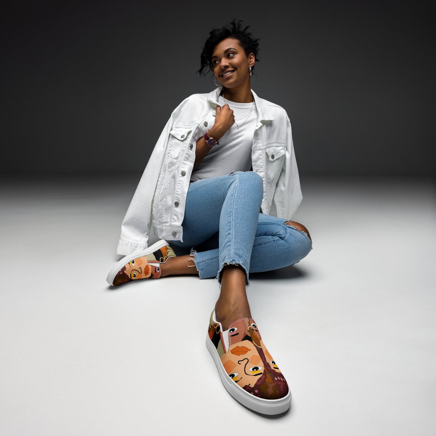 Women’s slip-on canvas shoes