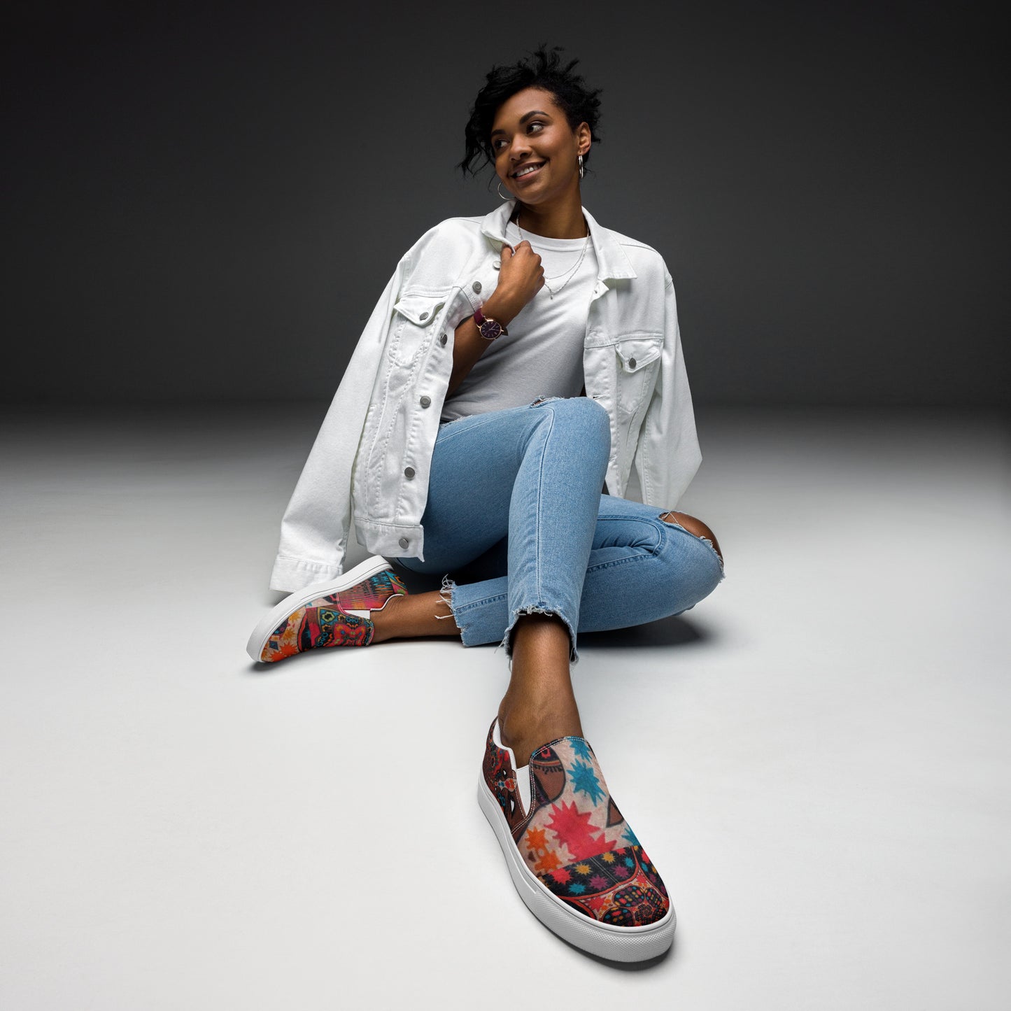 Women’s slip-on canvas shoes